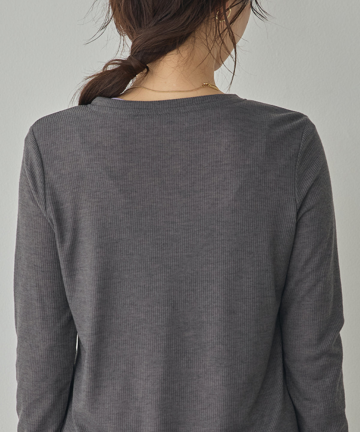 HENRY-NECK LAYERED TOPS