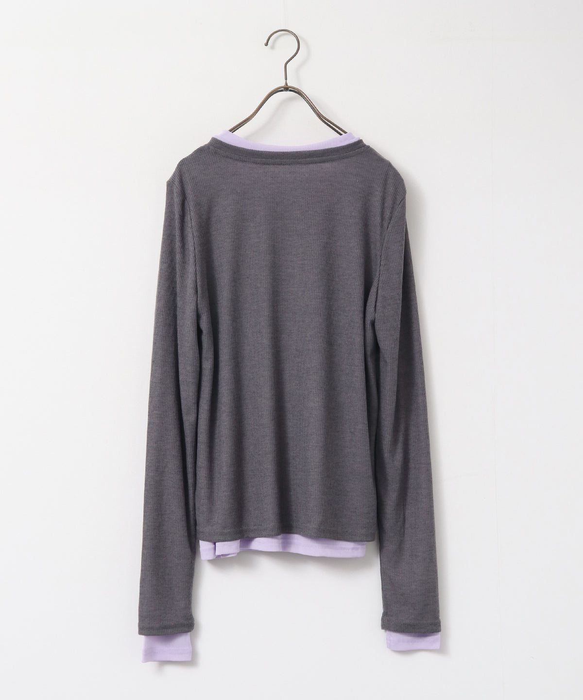 HENRY-NECK LAYERED TOPS