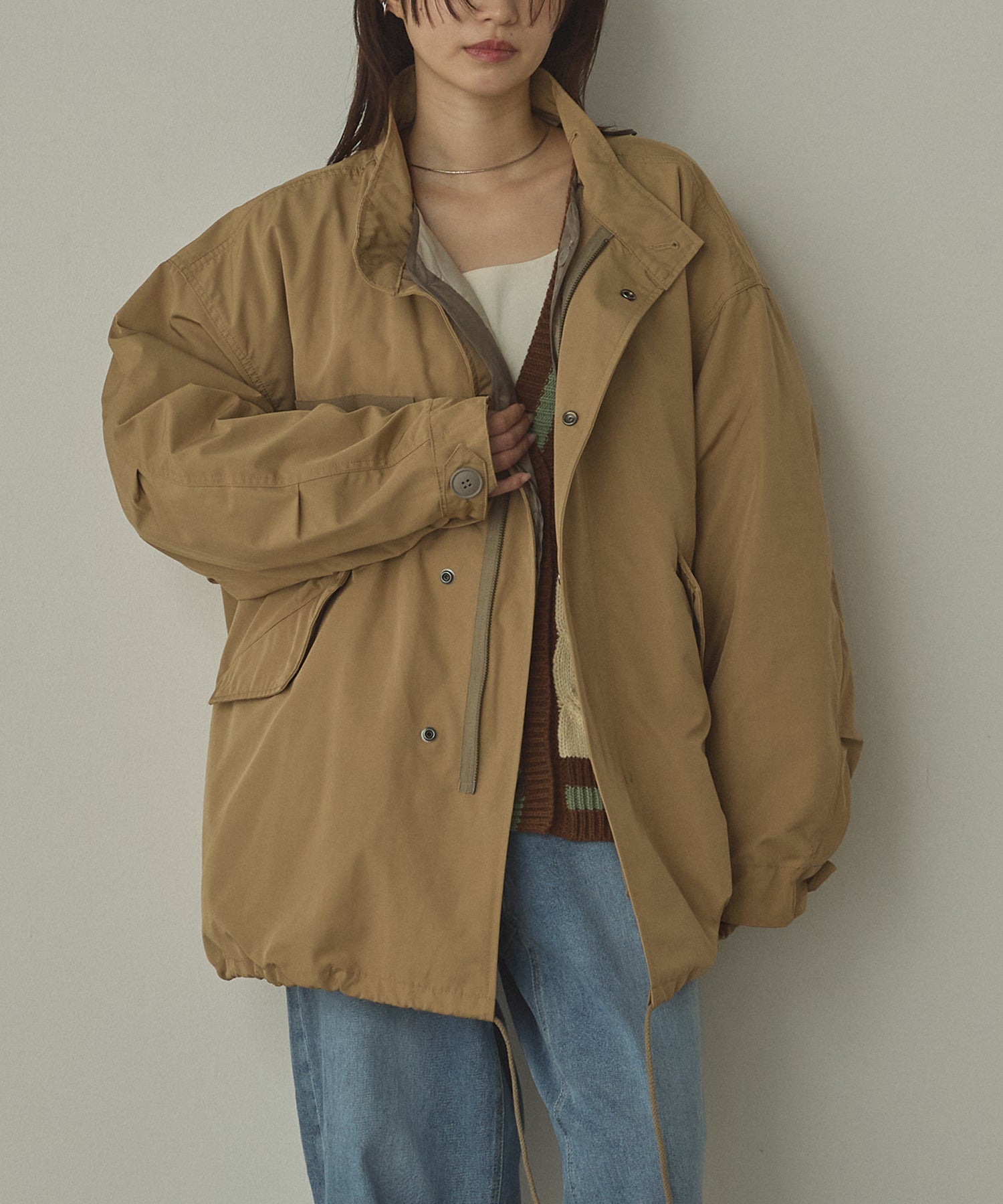 TCブロード ショートモッズコート