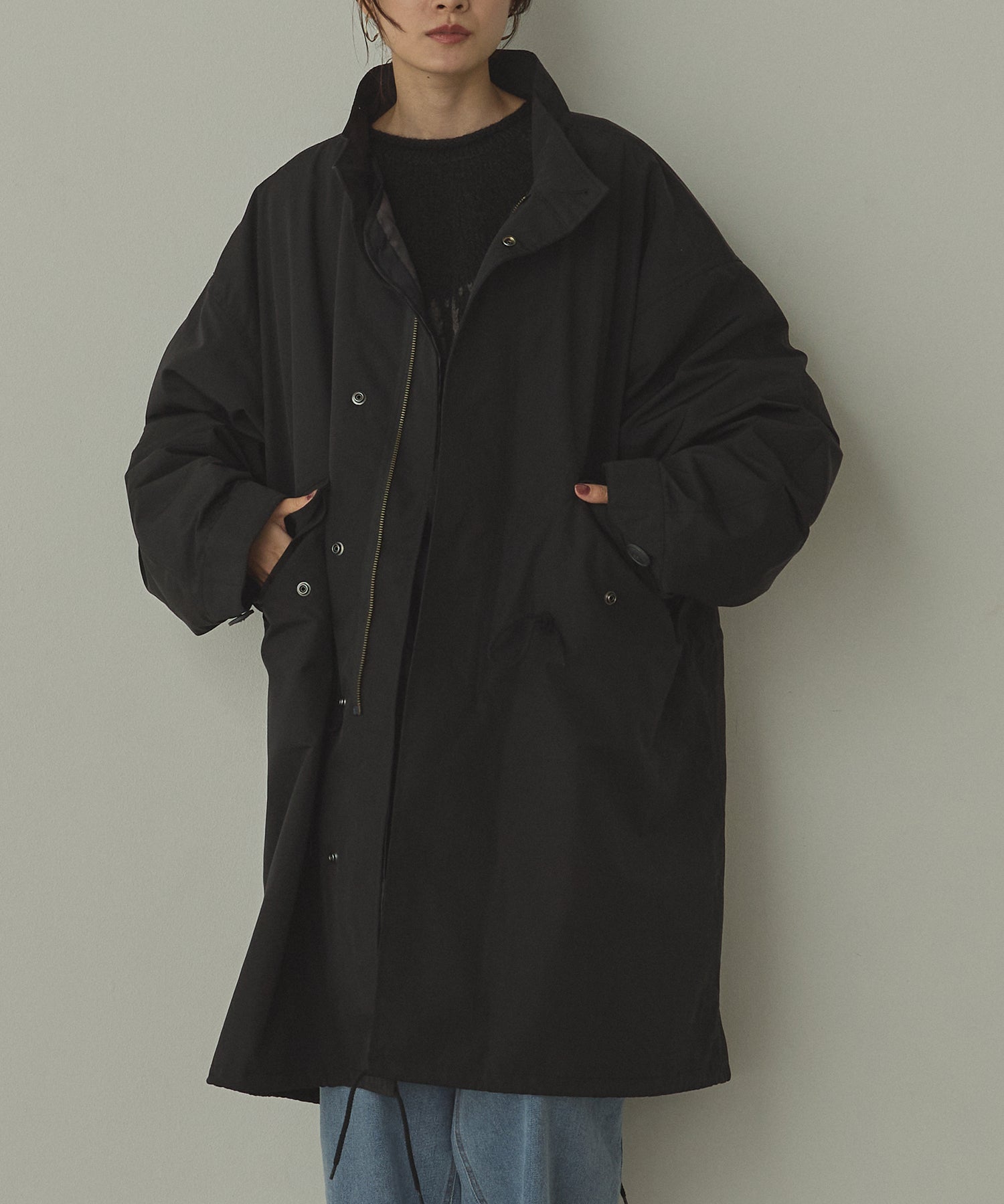 TCブロード ロングモッズコート
