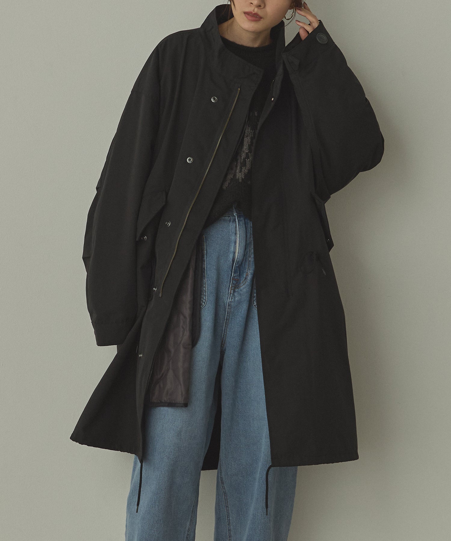 TCブロード ロングモッズコート