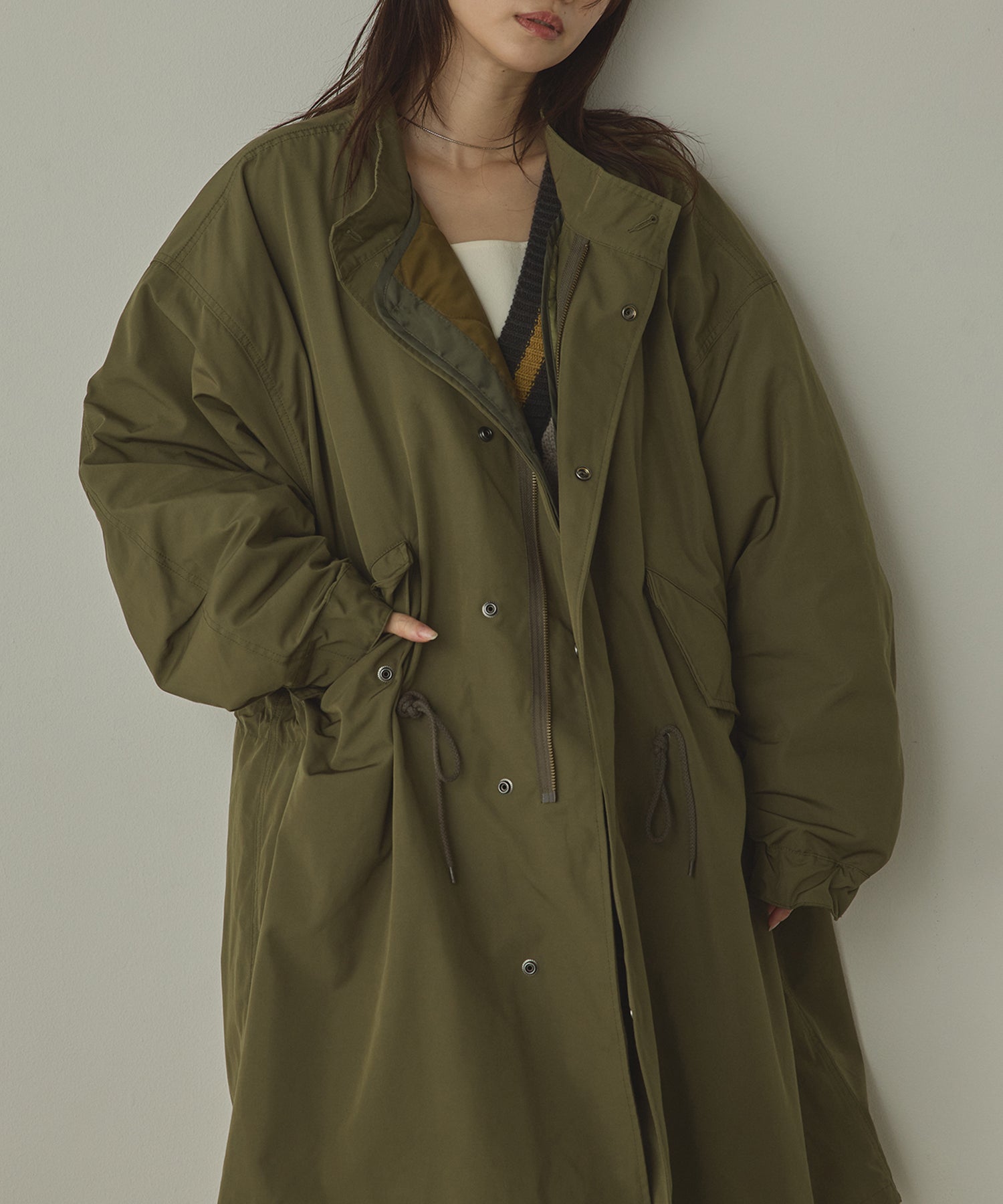 TCブロード ロングモッズコート