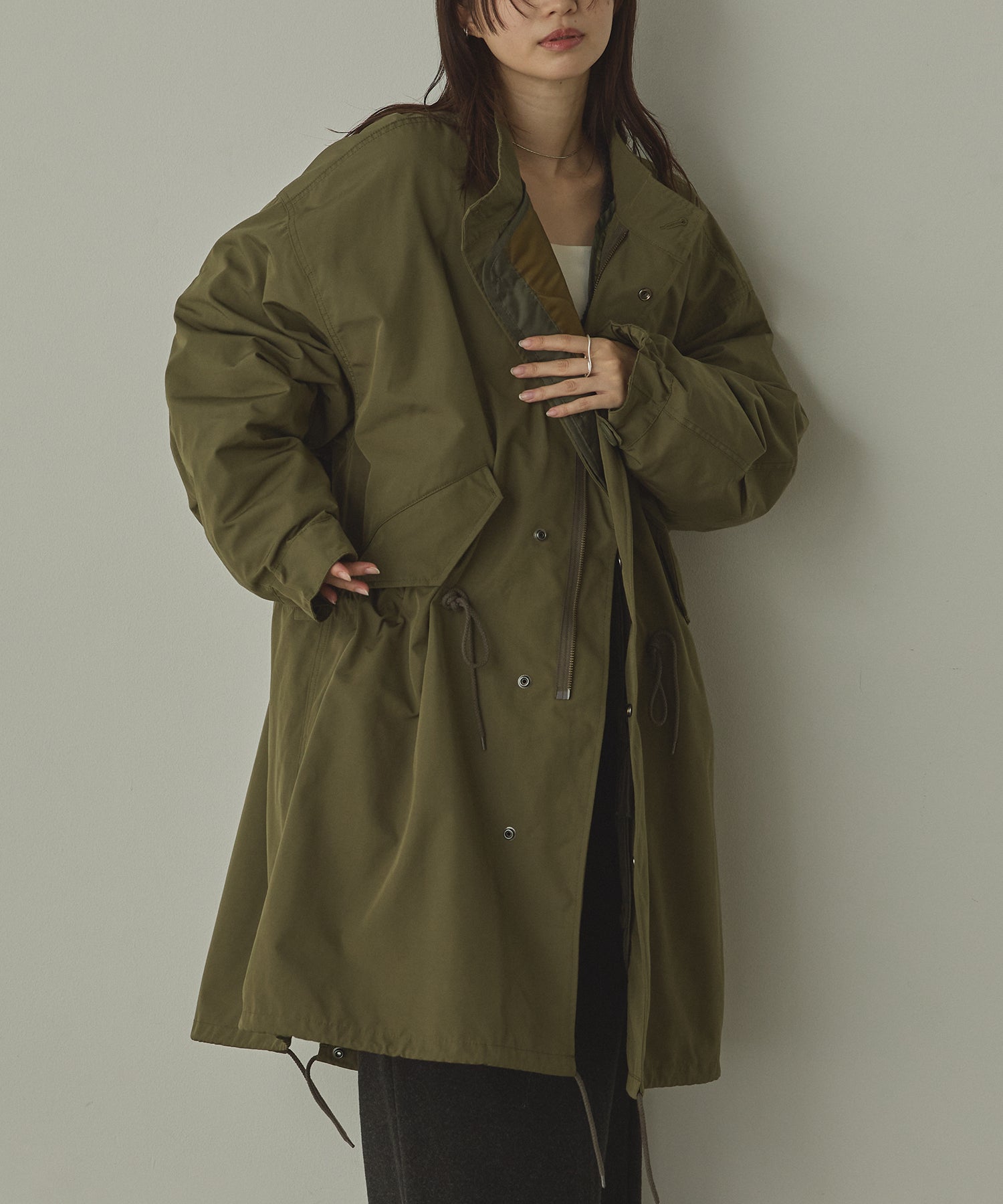 TCブロード ロングモッズコート