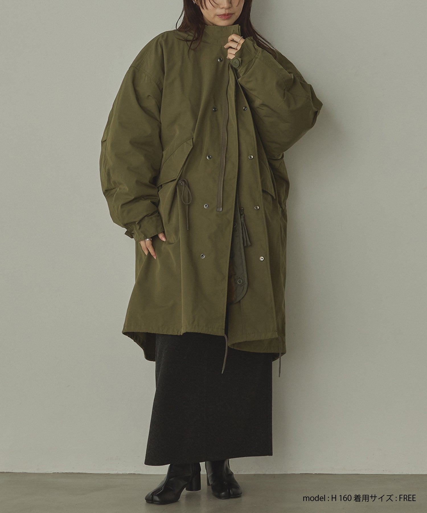 TCブロード ロングモッズコート