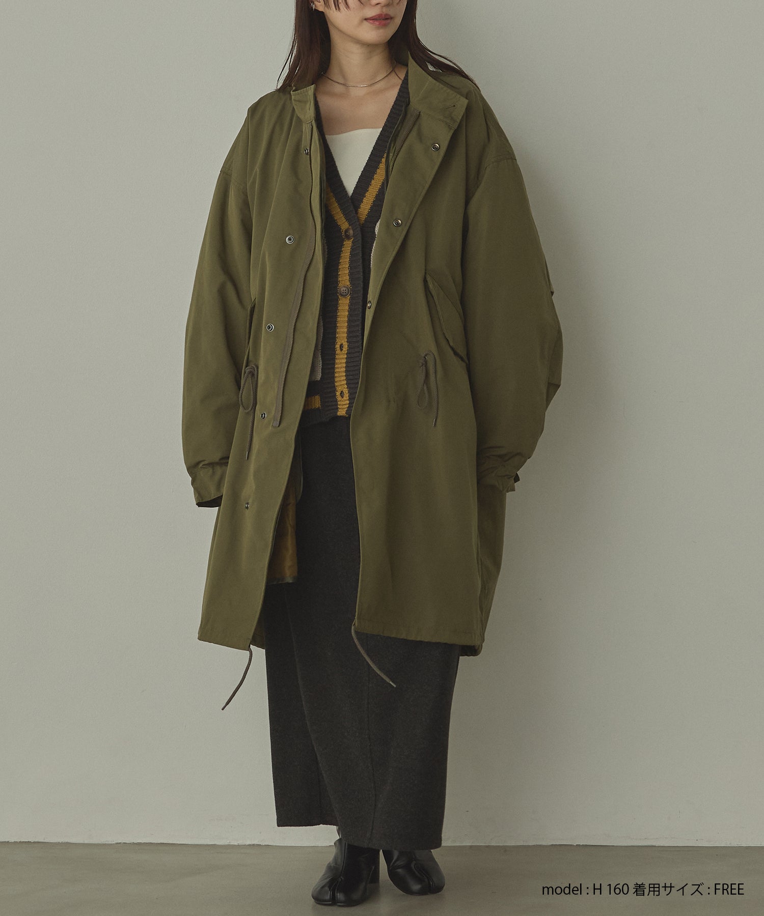 TCブロード ロングモッズコート