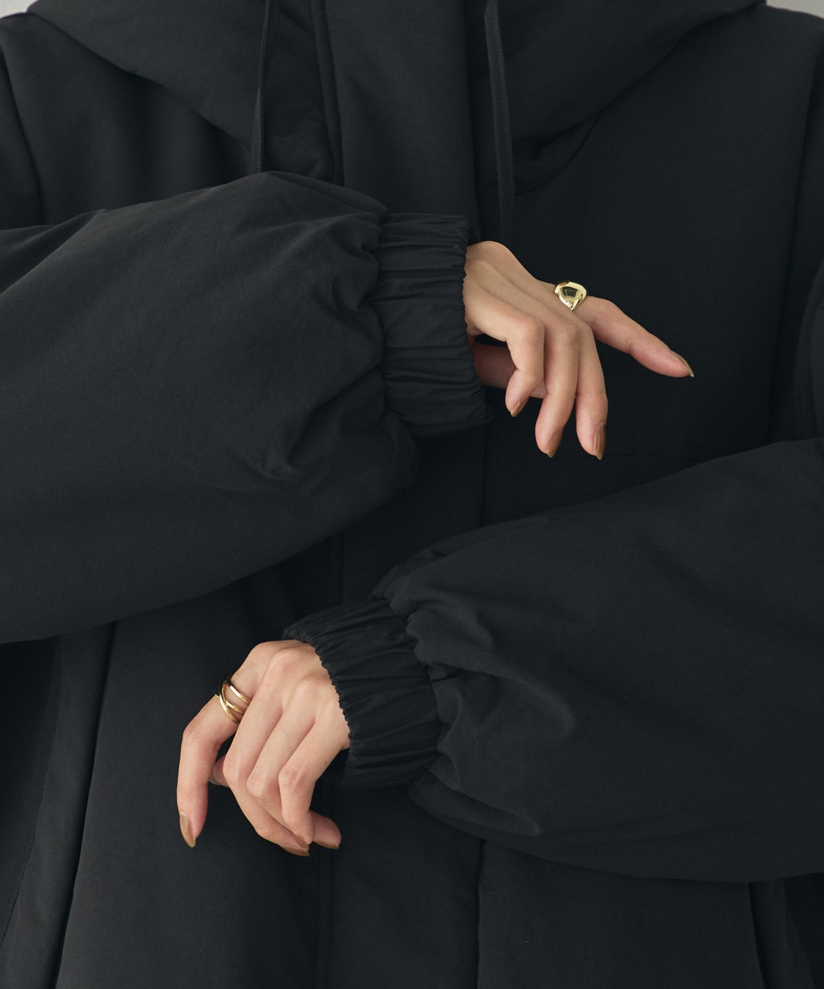 COTTON-LIKE HOODIE COAT