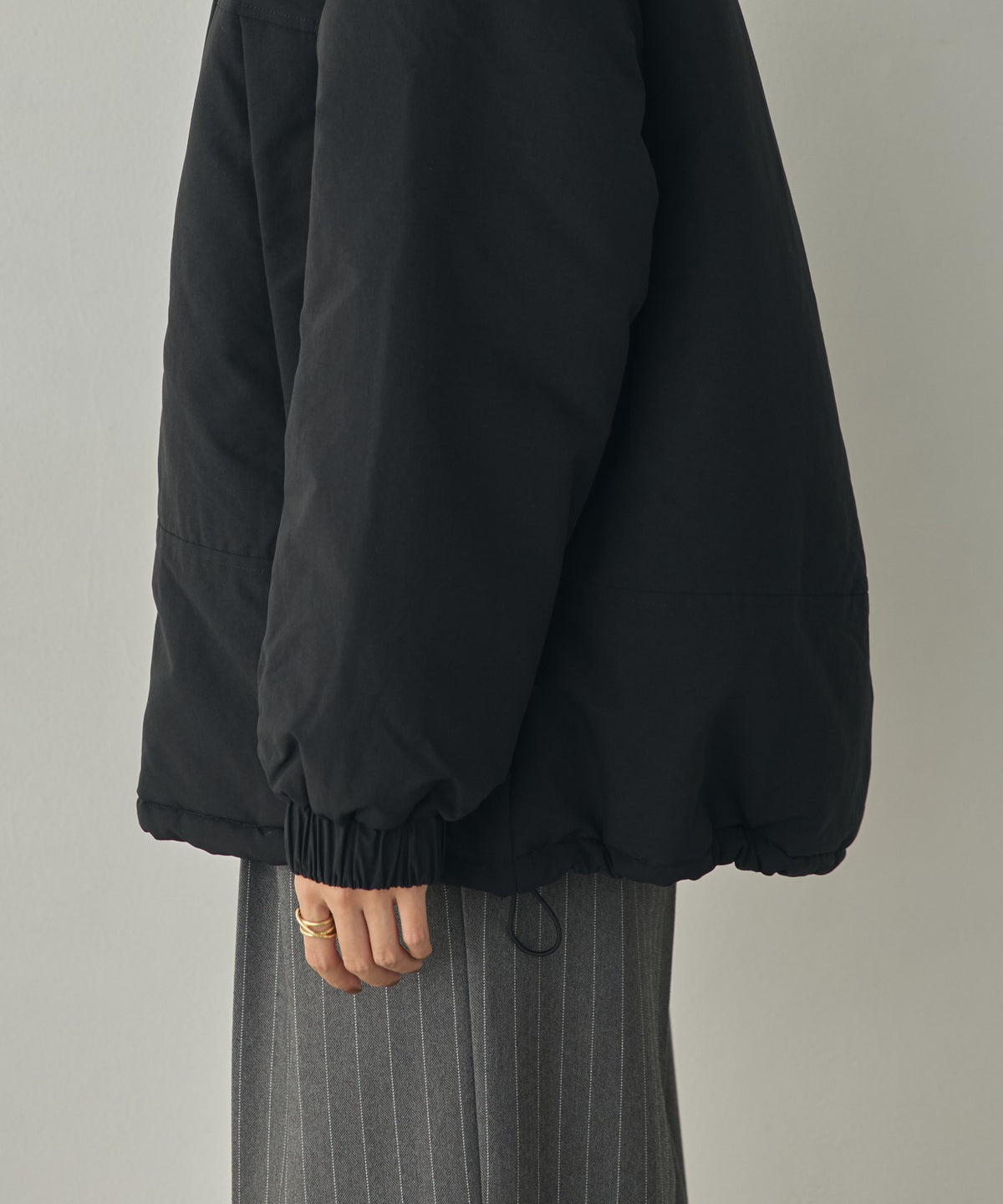 COTTON-LIKE HOODIE COAT