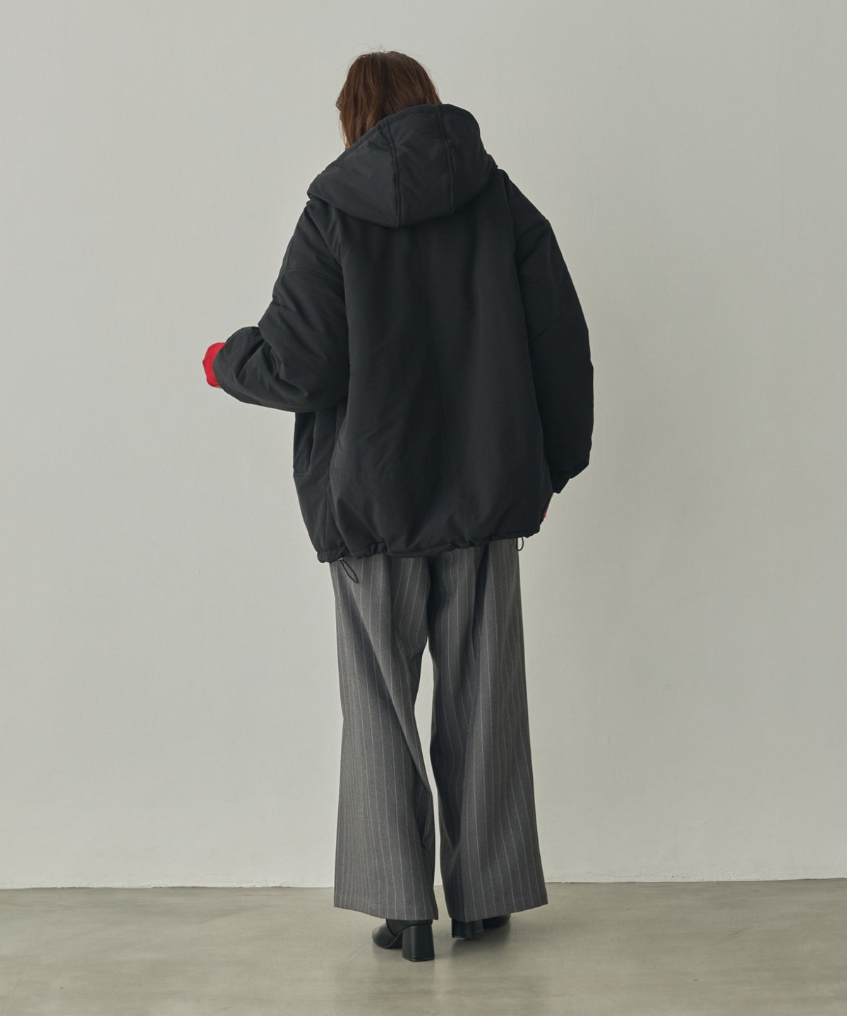 COTTON-LIKE HOODIE COAT