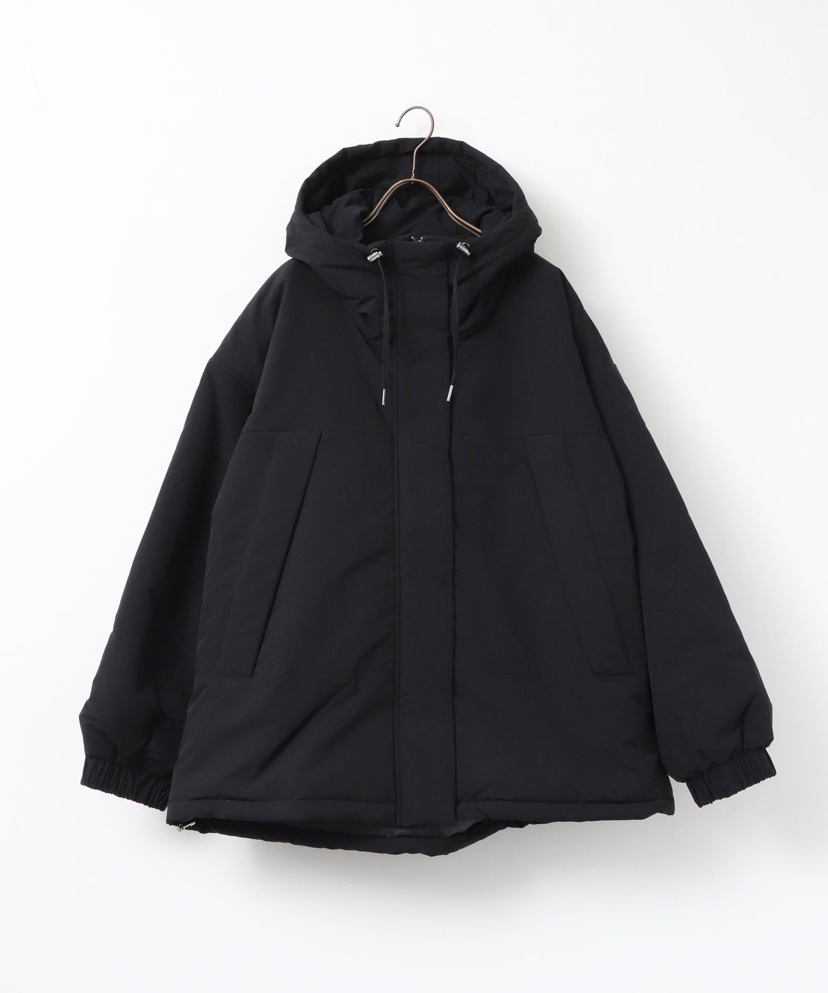 COTTON-LIKE HOODIE COAT