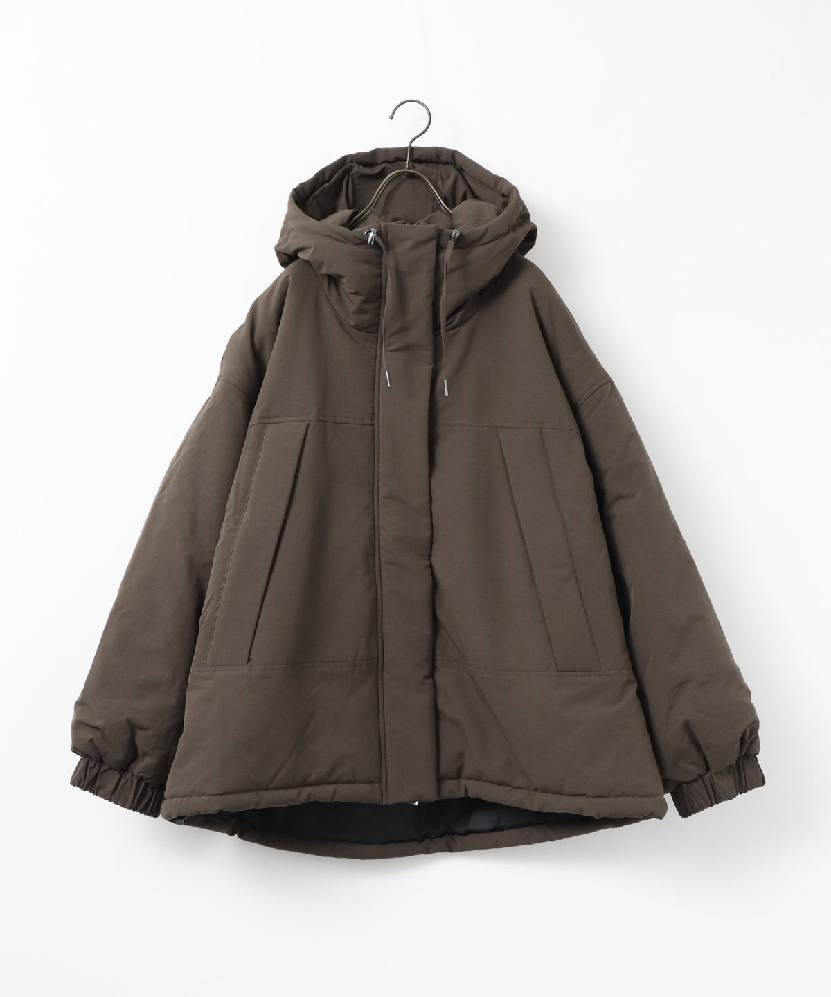 COTTON-LIKE HOODIE COAT