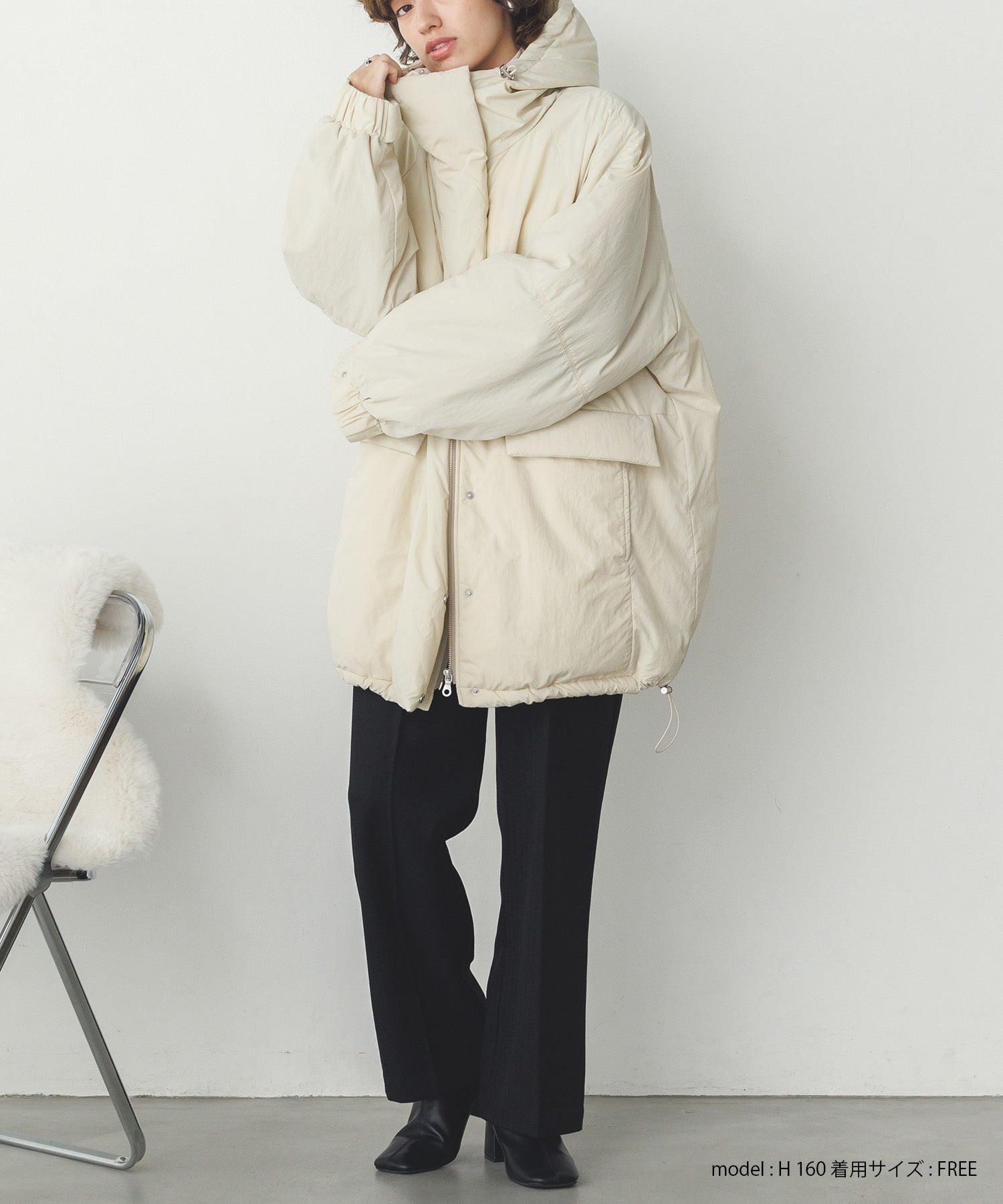 中綿ミディアム フードコート