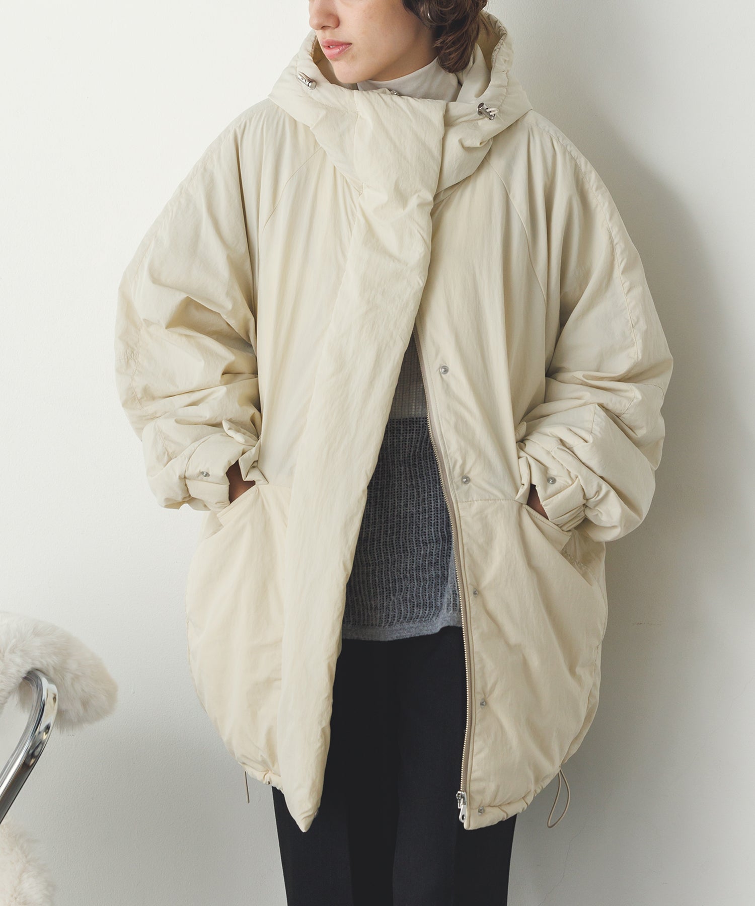 中綿ミディアム フードコート