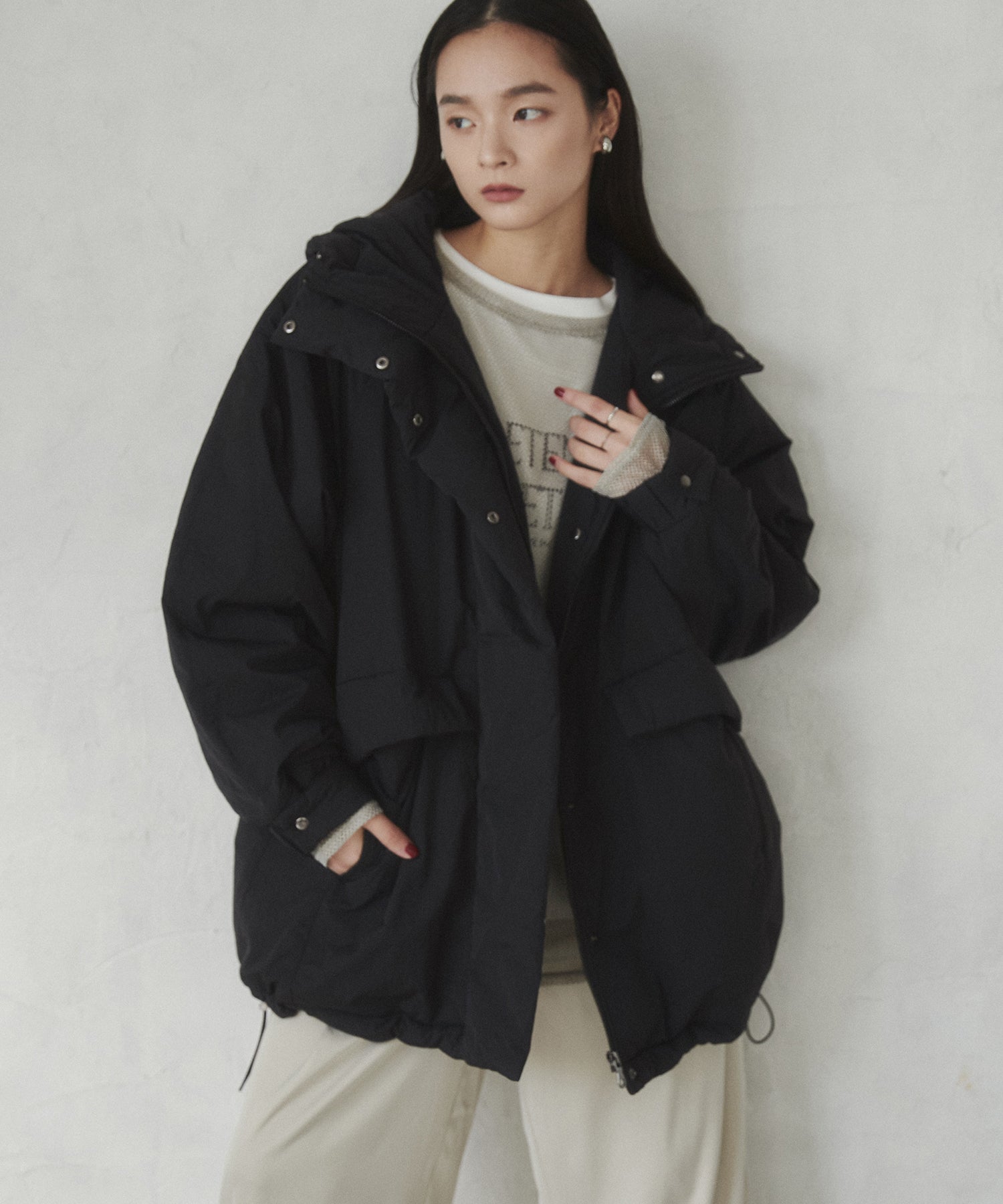 中綿ミディアム フードコート