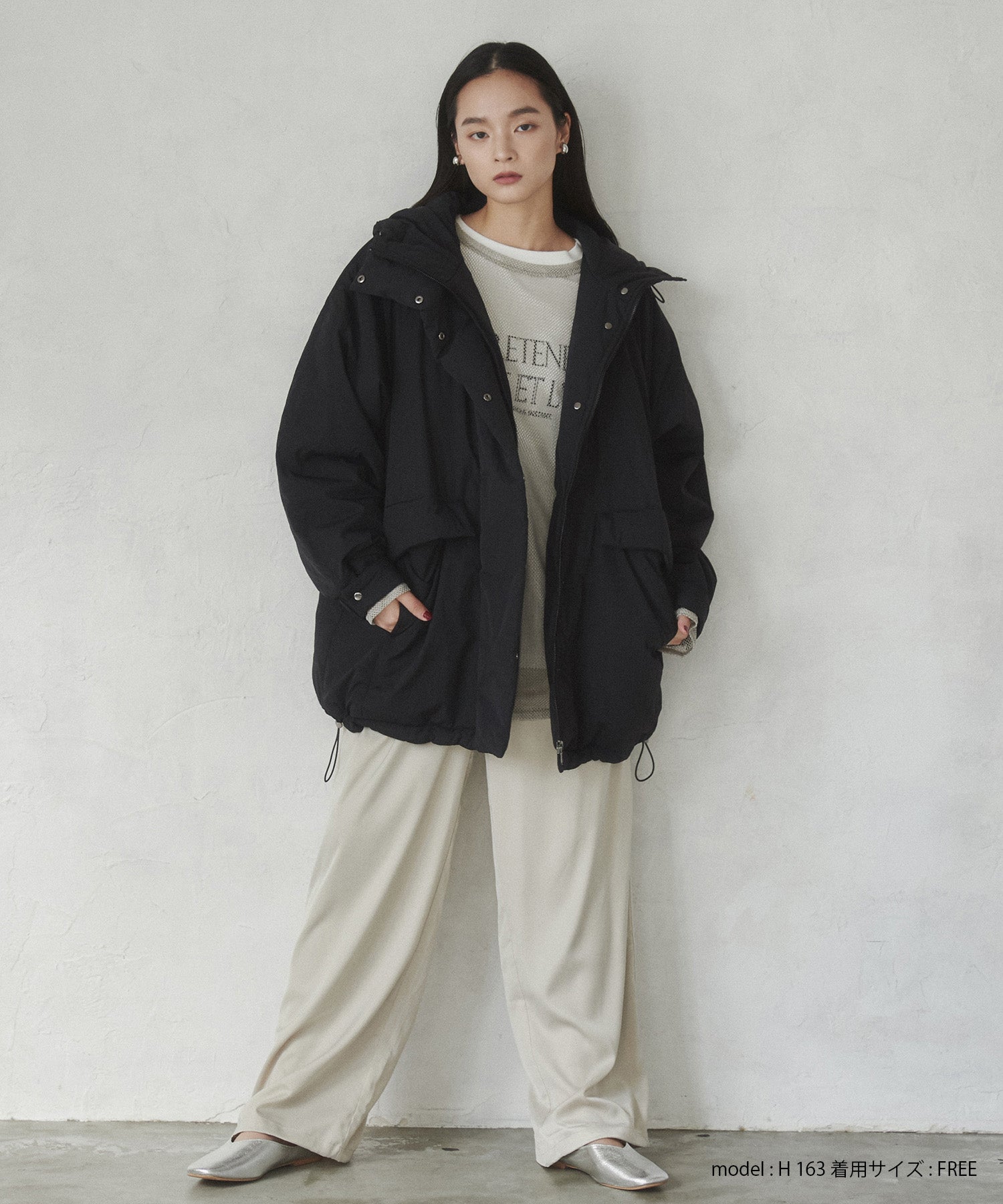 中綿ミディアム フードコート