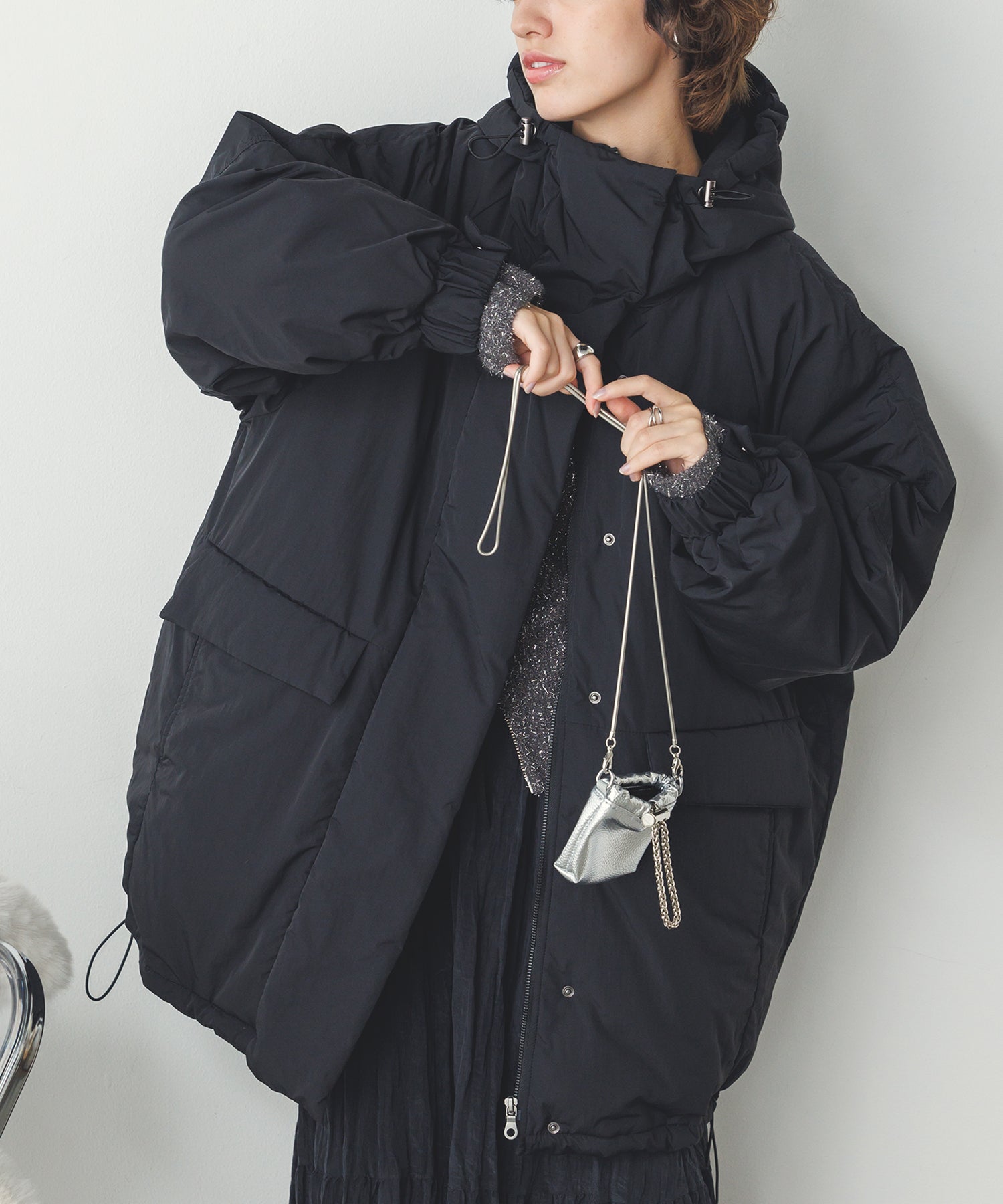 中綿ミディアム フードコート