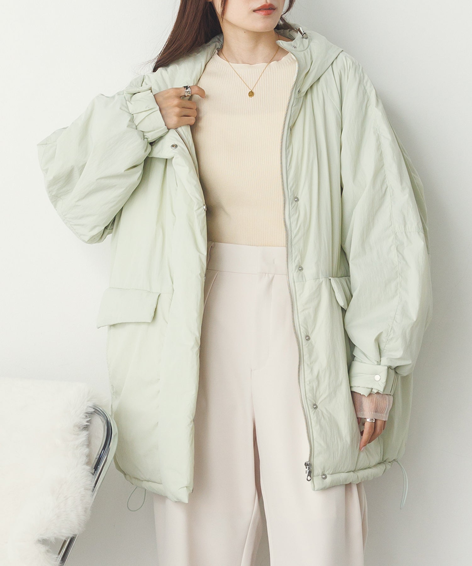 中綿ミディアム フードコート