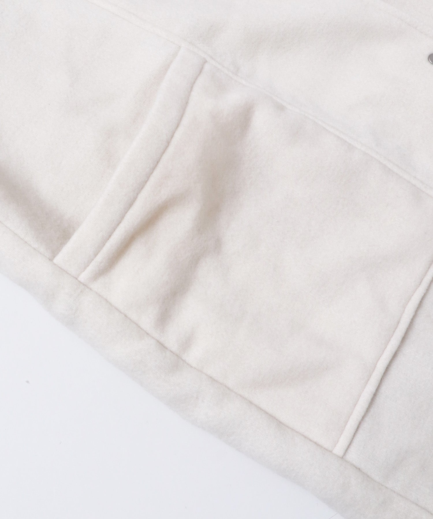 杢ヘリンボーン スタンドカラーコート