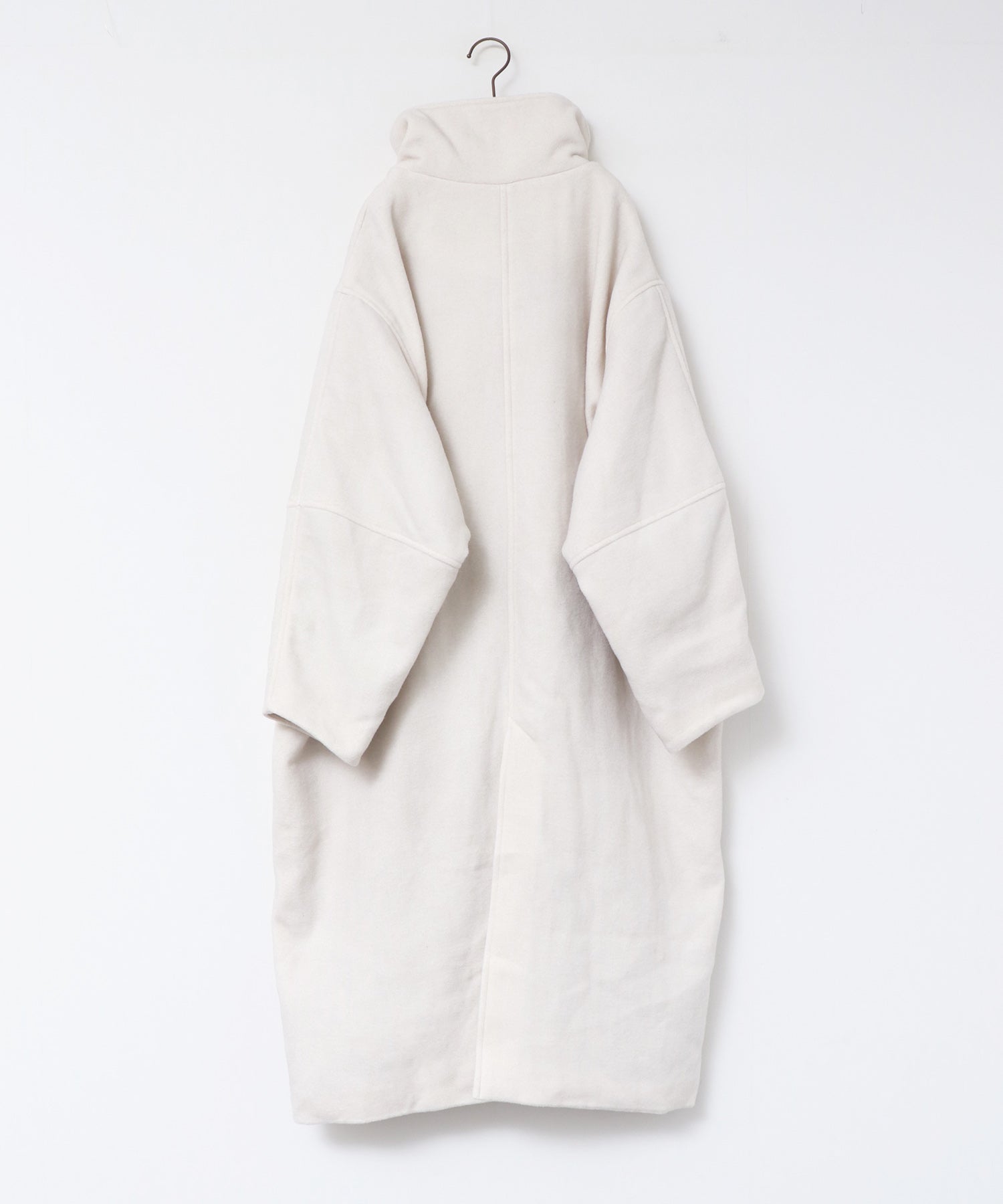 杢ヘリンボーン スタンドカラーコート