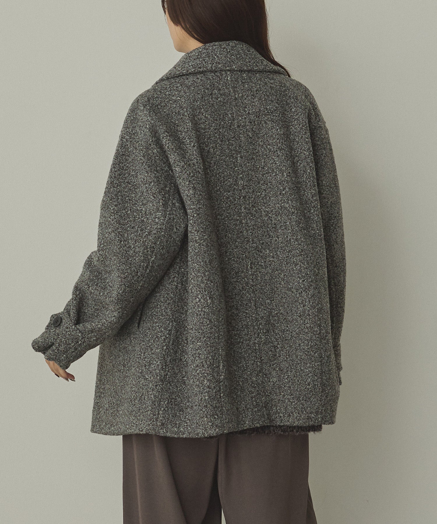 BOUCLE MEDIUM COAT