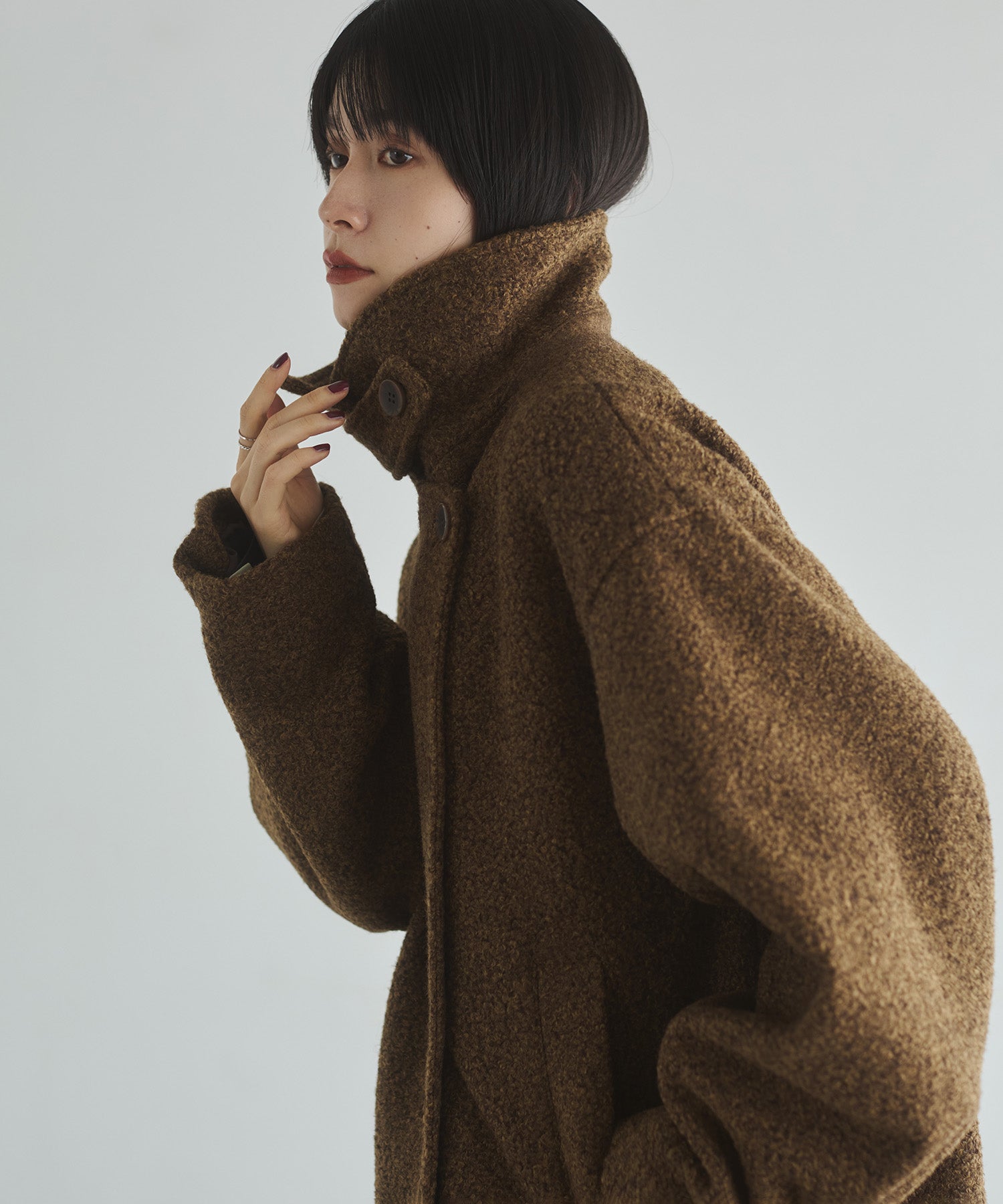 BOUCLE MEDIUM COAT