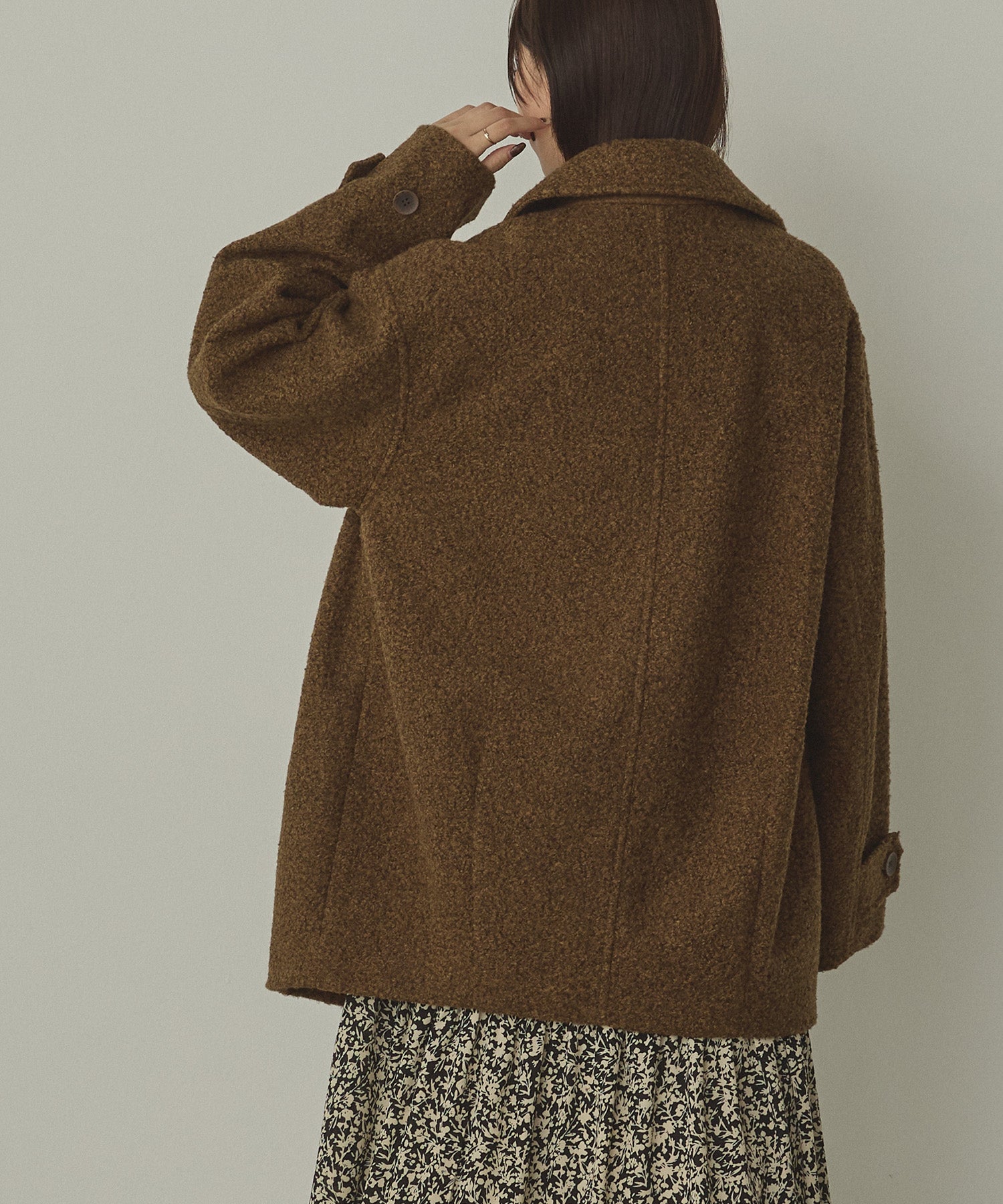 BOUCLE MEDIUM COAT