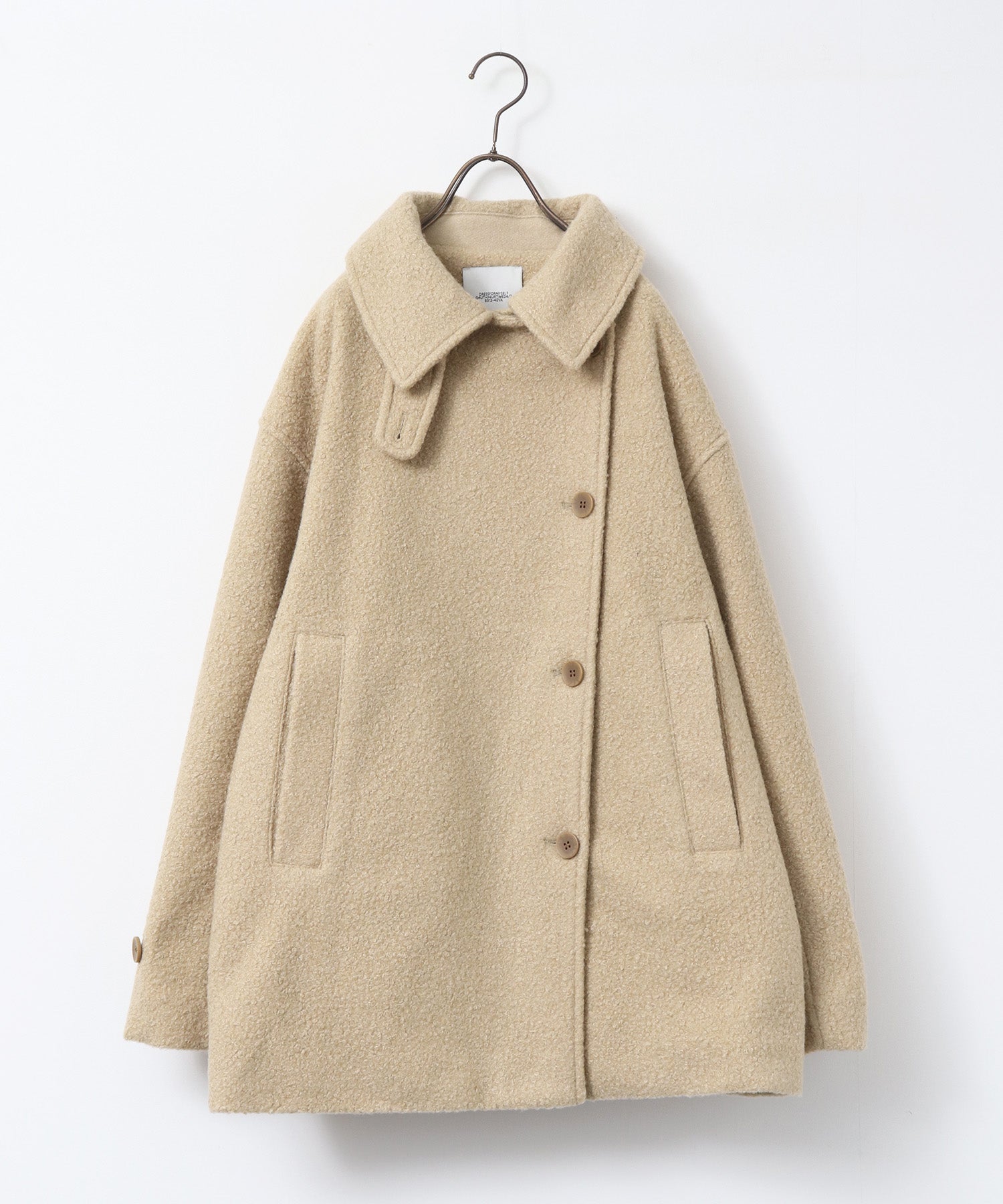 BOUCLE MEDIUM COAT