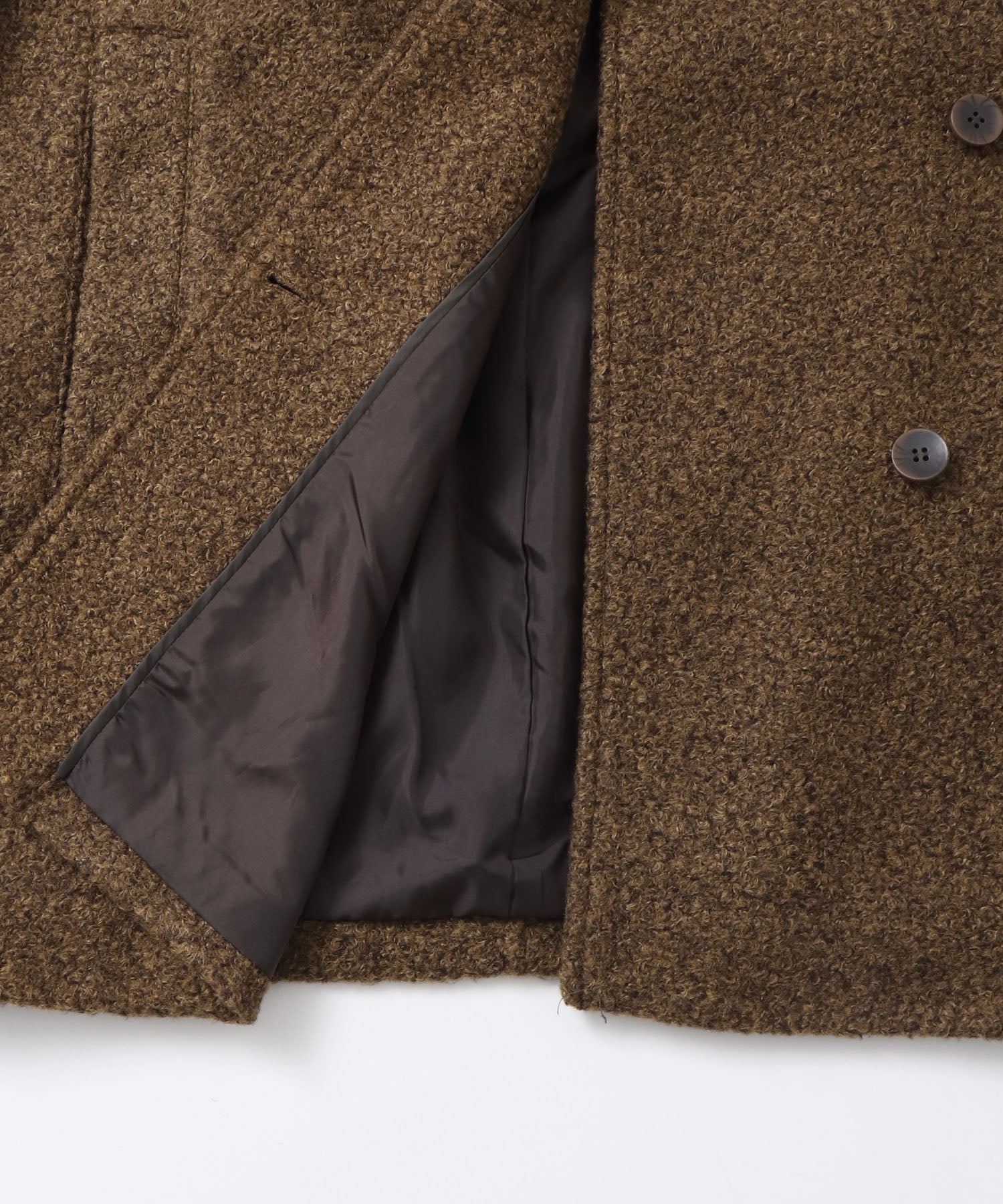 BOUCLE MEDIUM COAT
