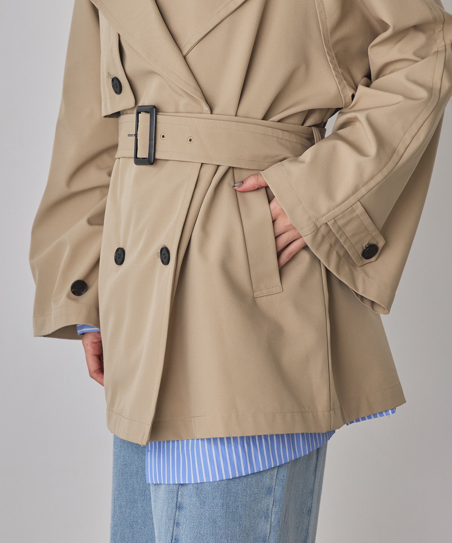 BONDING MIDI TRENCH COAT