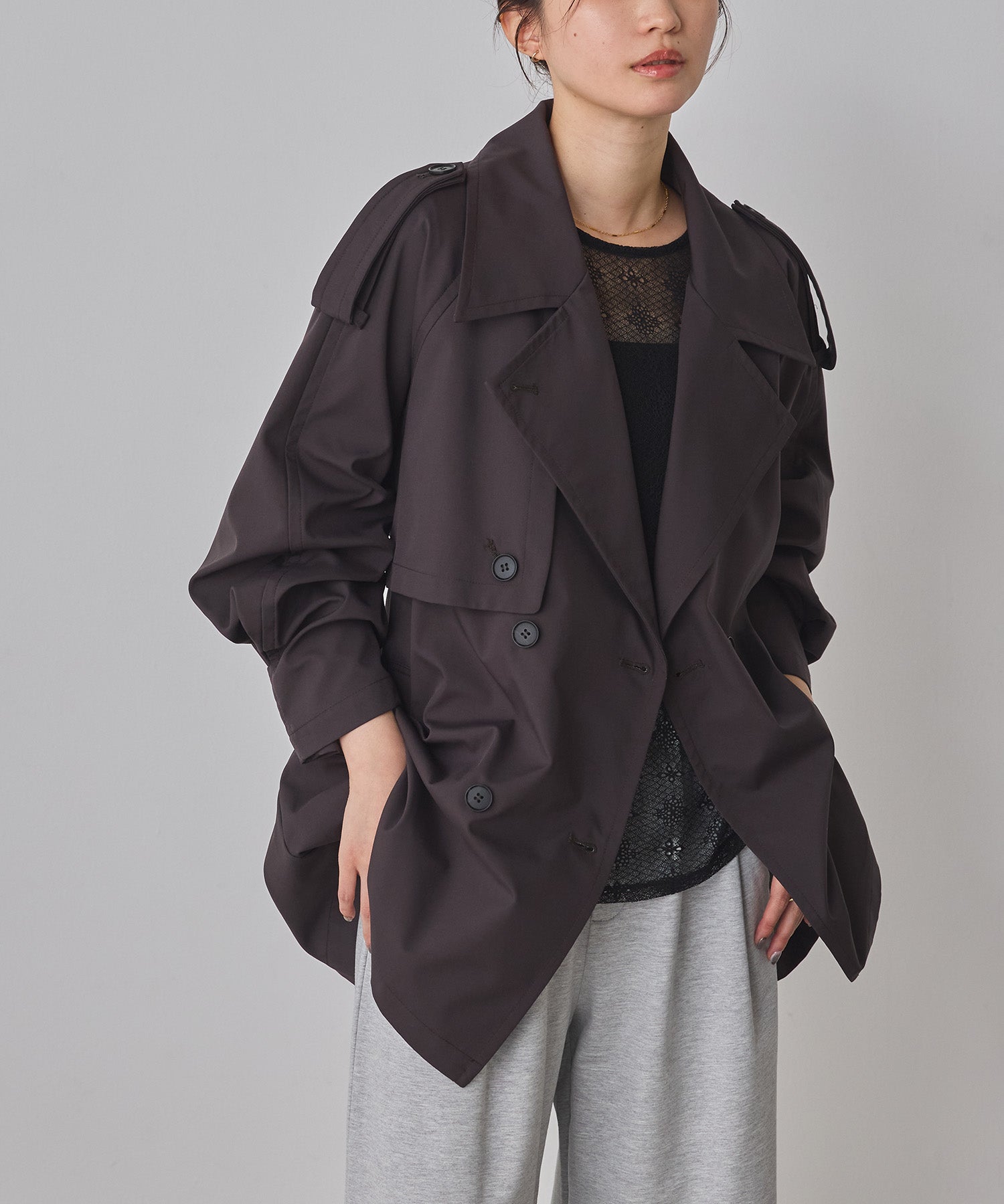 BONDING MIDI TRENCH COAT