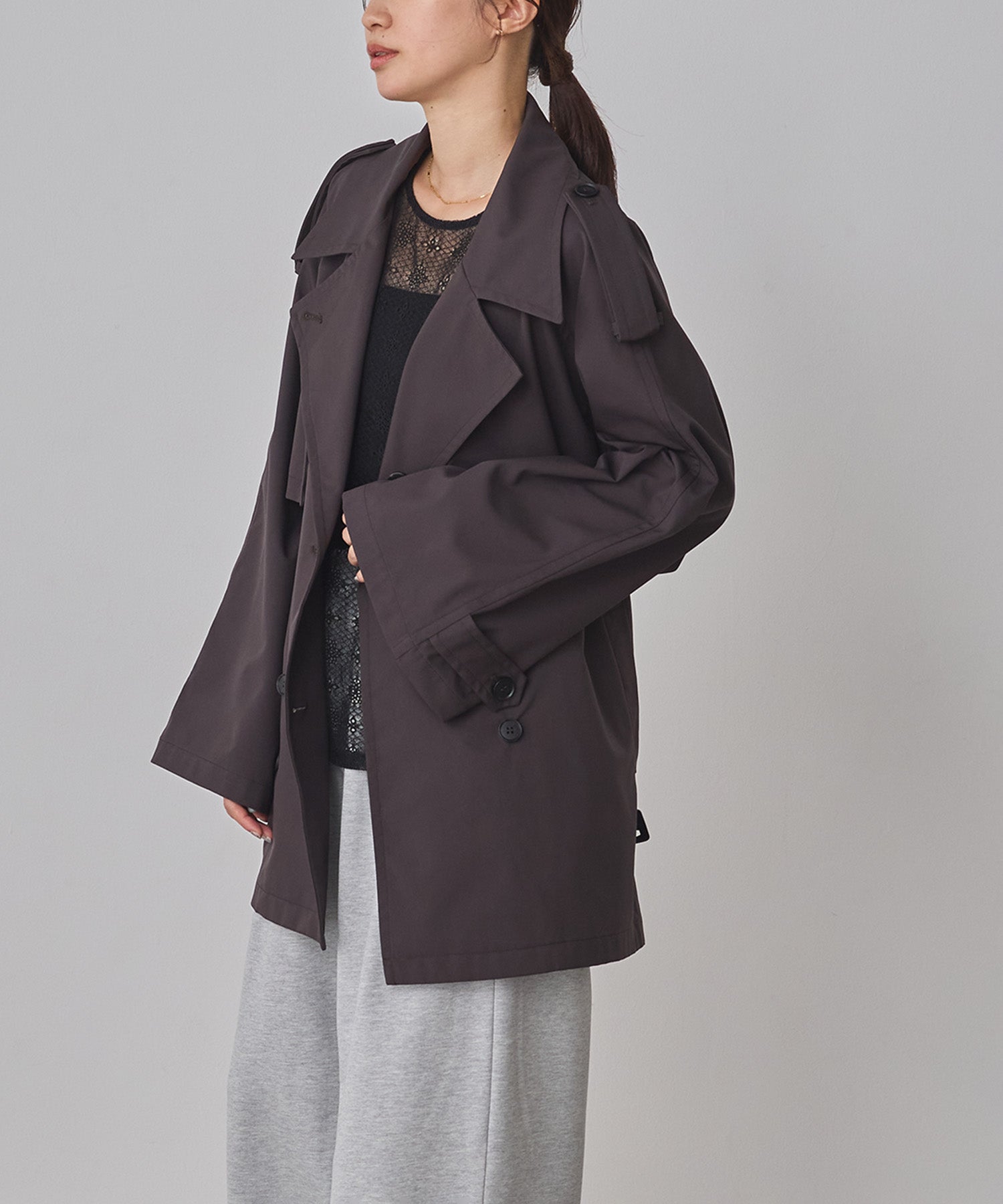 BONDING MIDI TRENCH COAT