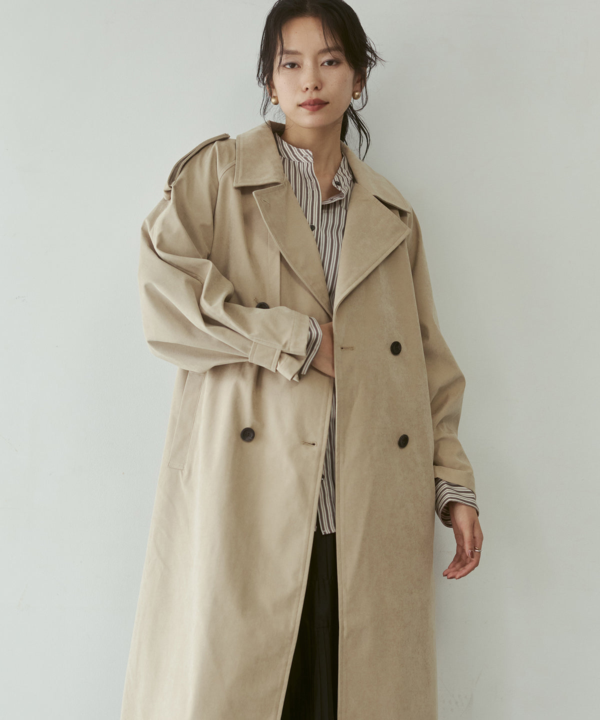 BONDED TRENCH COAT
