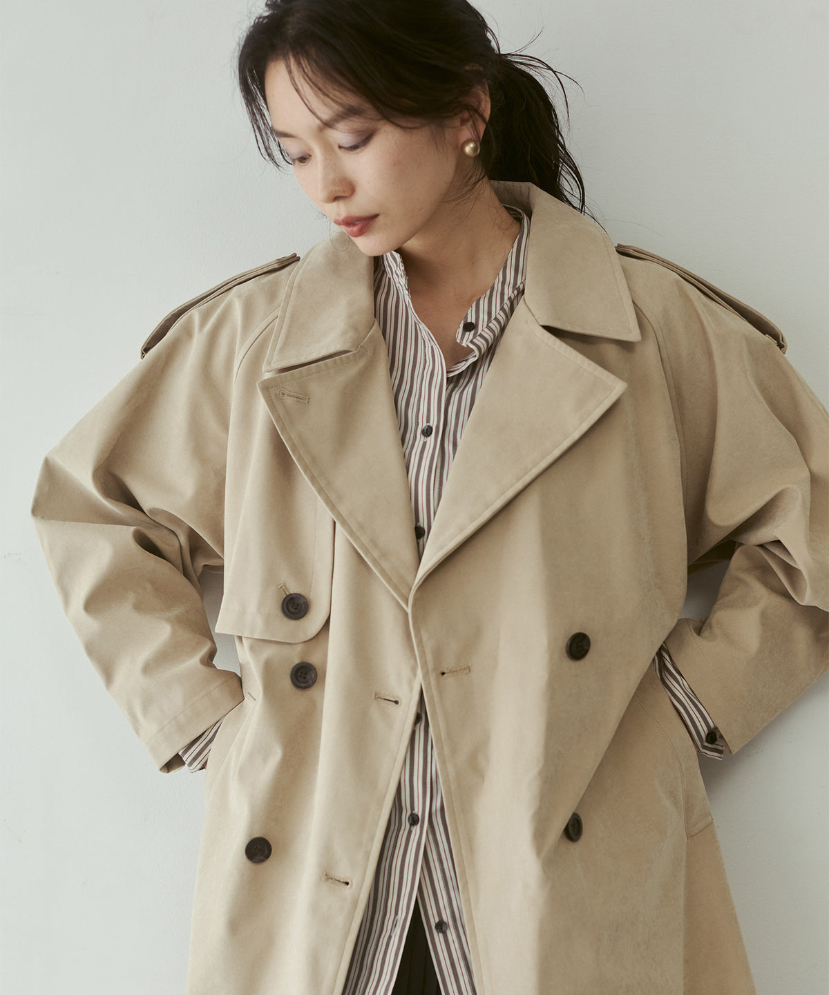 BONDED TRENCH COAT