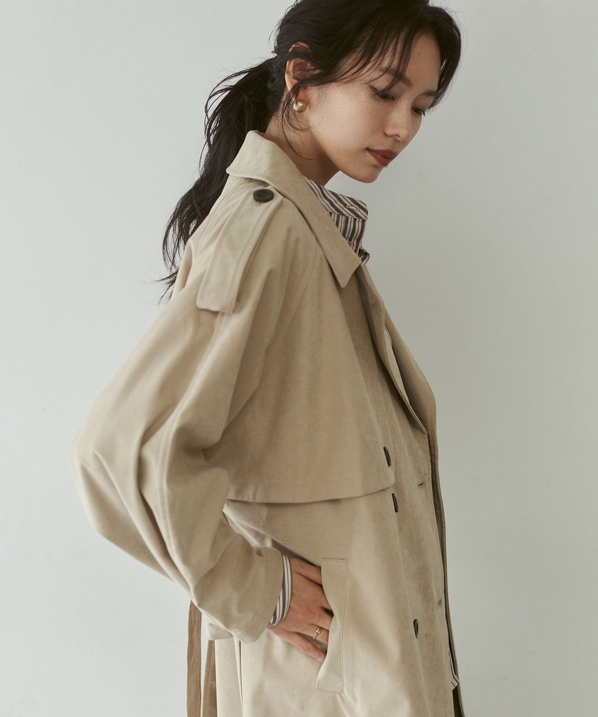 BONDED TRENCH COAT