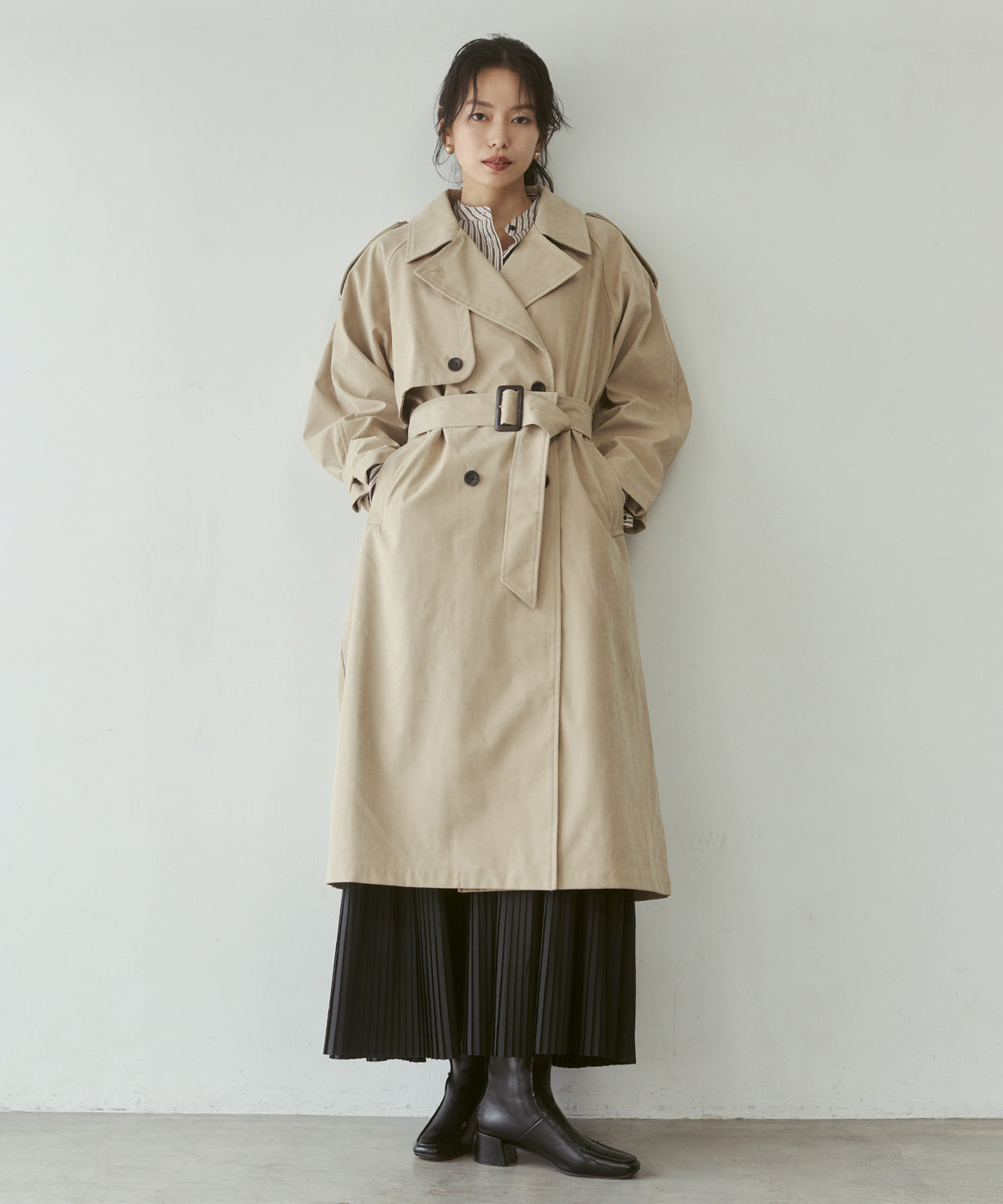 BONDED TRENCH COAT