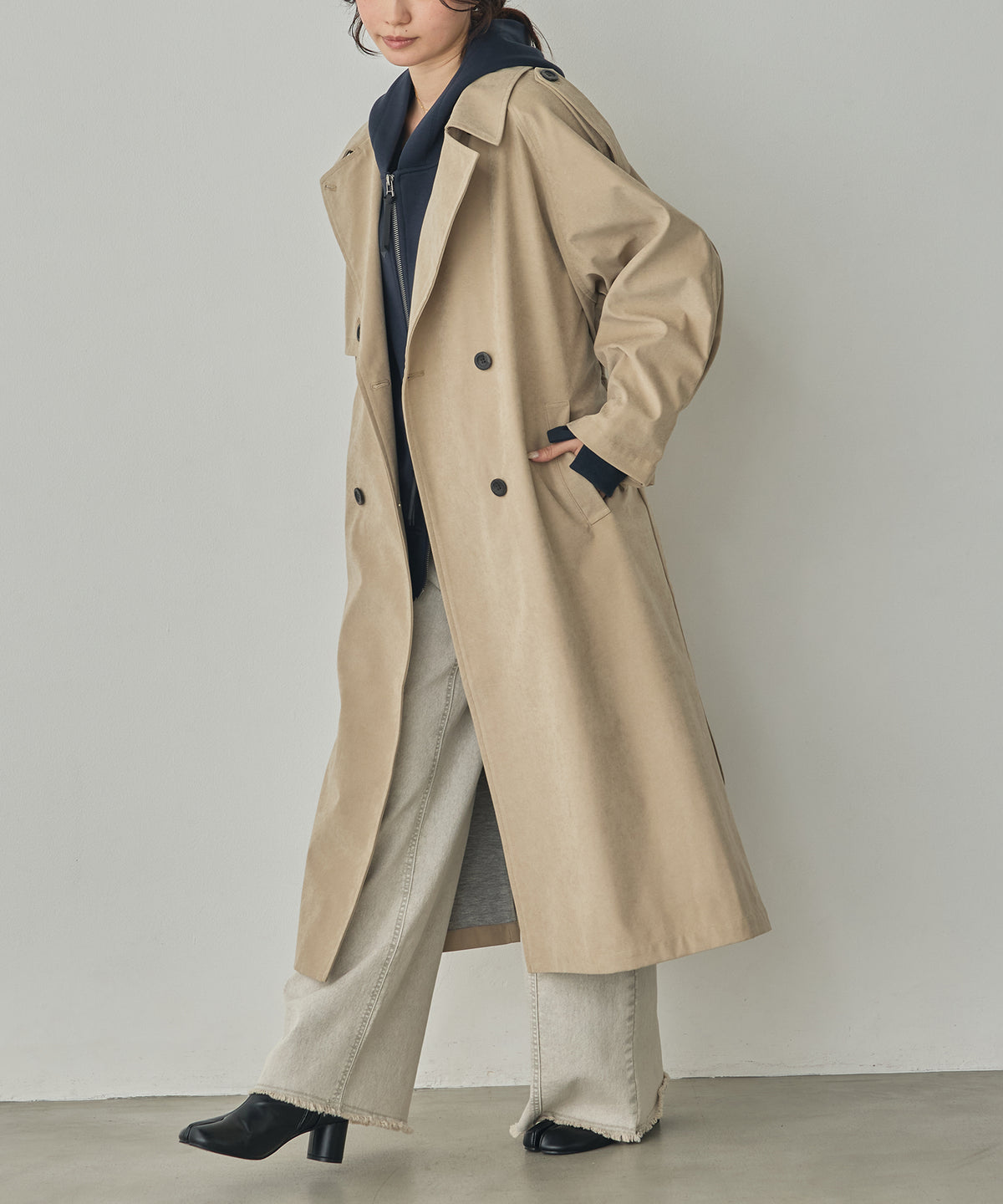 BONDED TRENCH COAT
