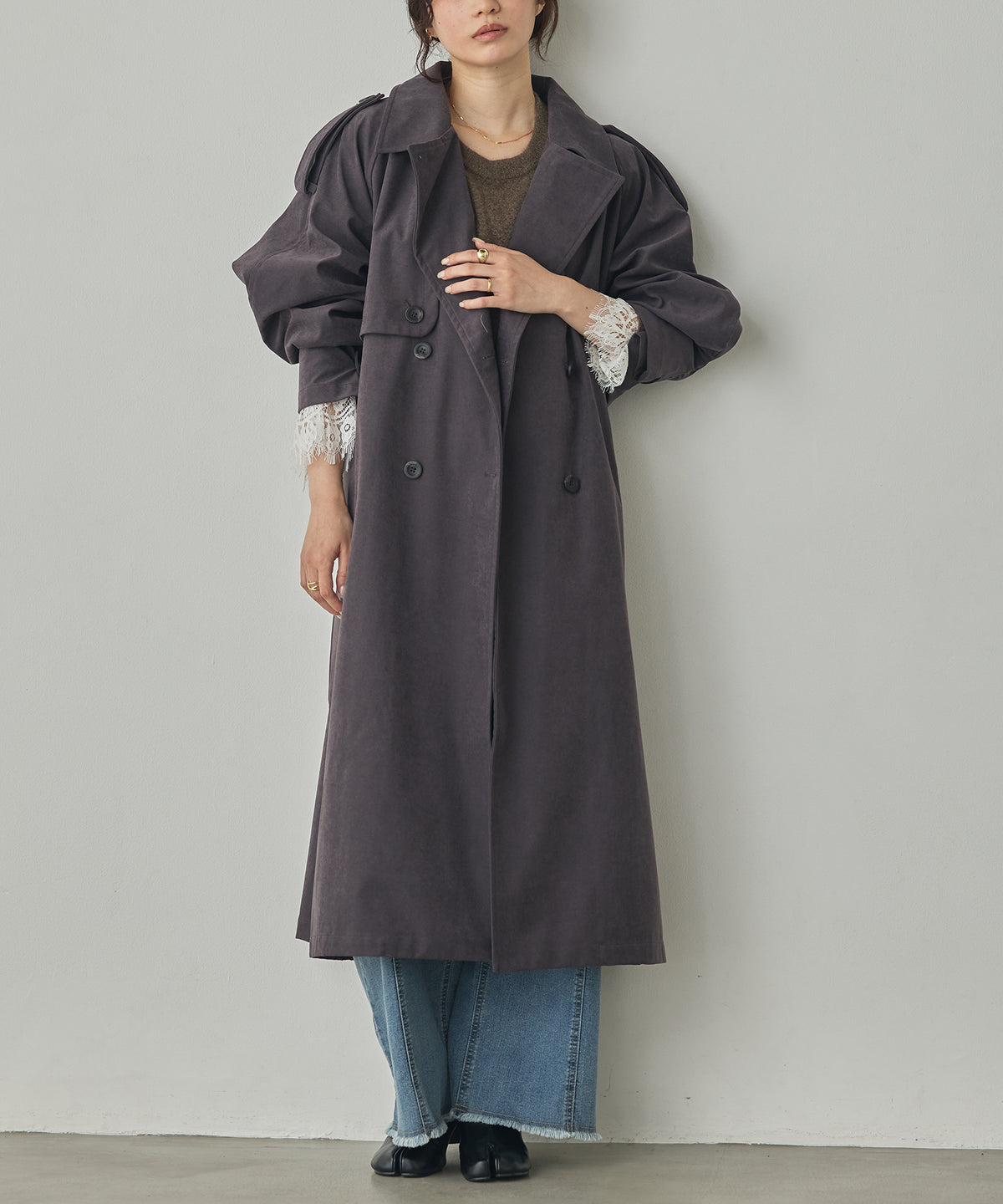BONDED TRENCH COAT