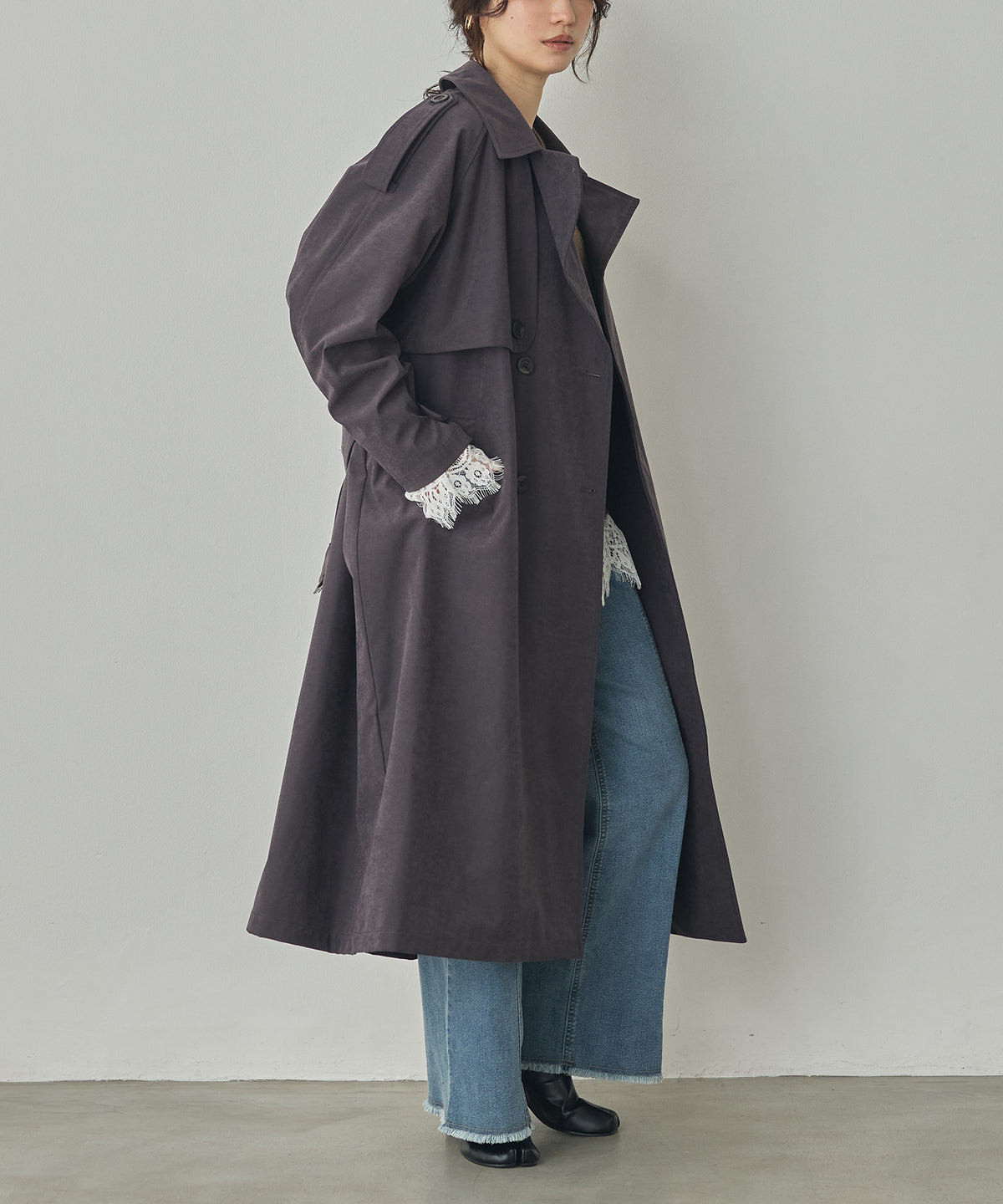 BONDED TRENCH COAT