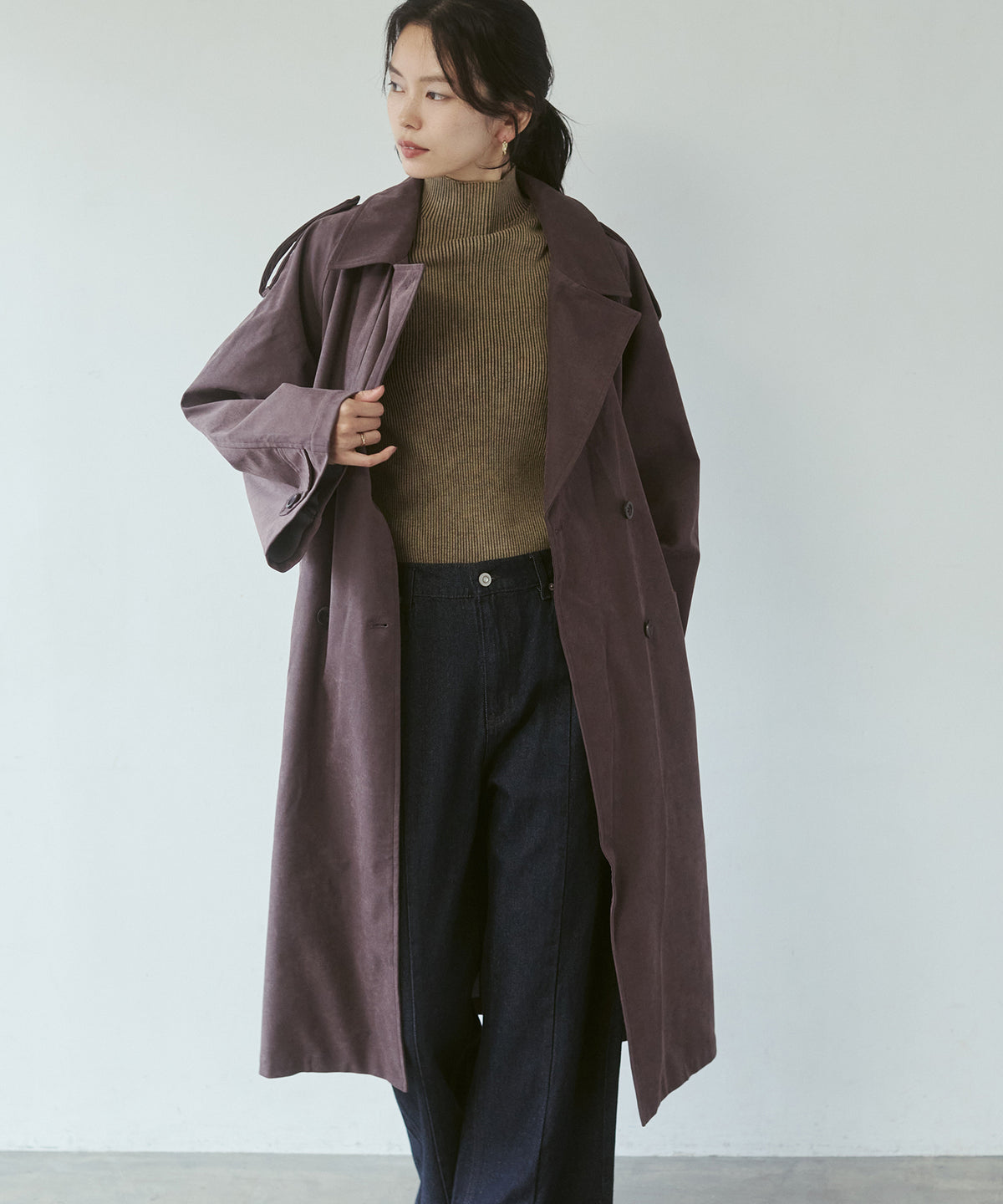 BONDED TRENCH COAT