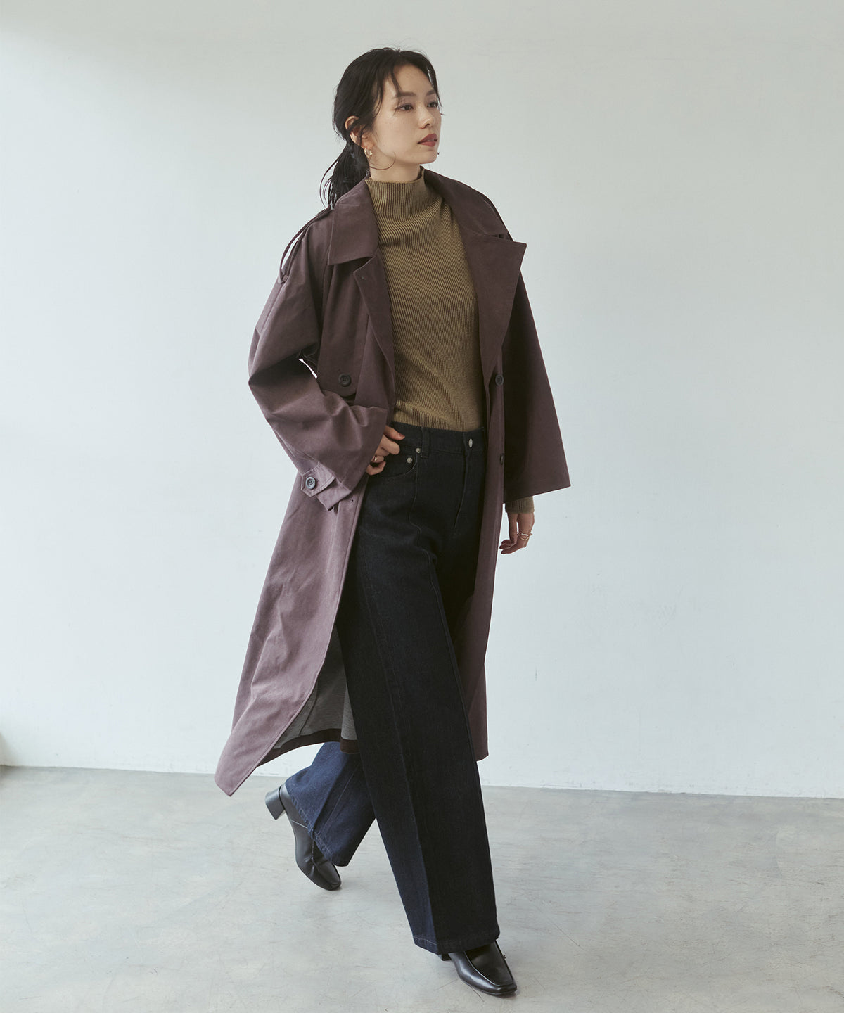BONDED TRENCH COAT