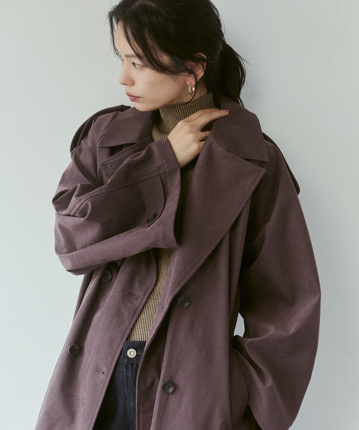 BONDED TRENCH COAT