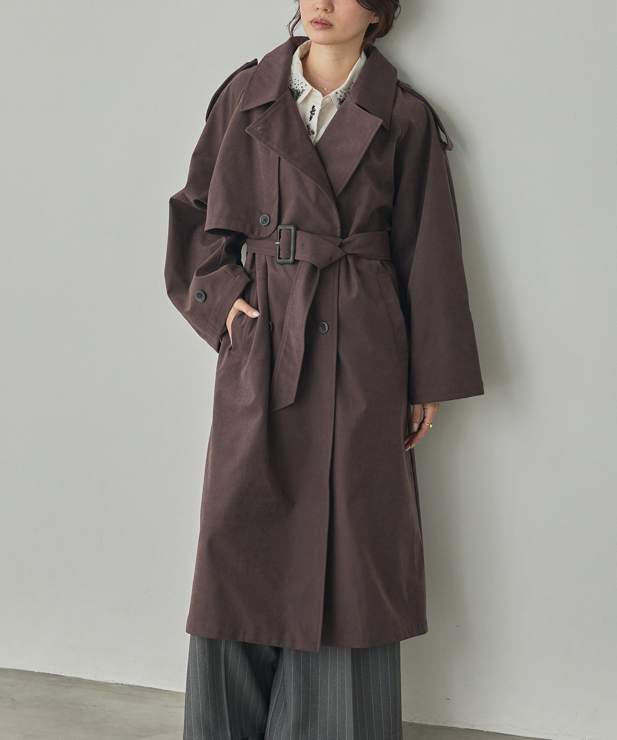 BONDED TRENCH COAT