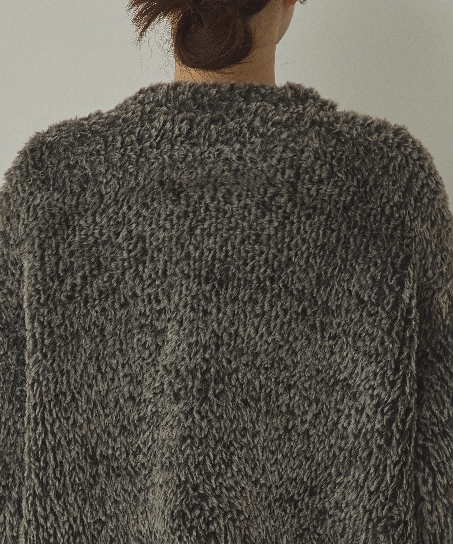 ファー ニットコート