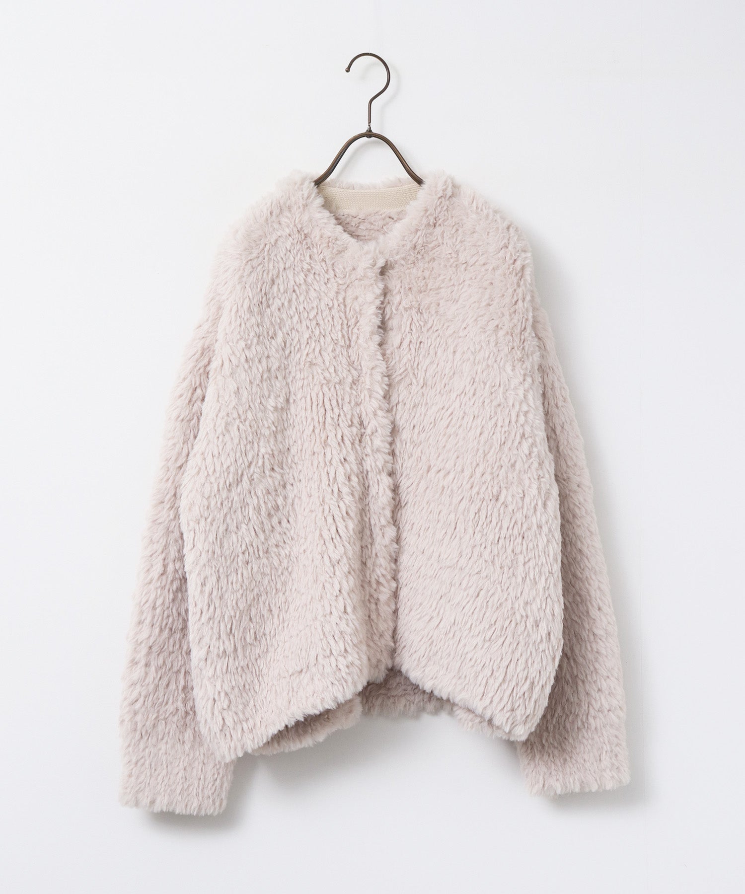 ファー ニットコート