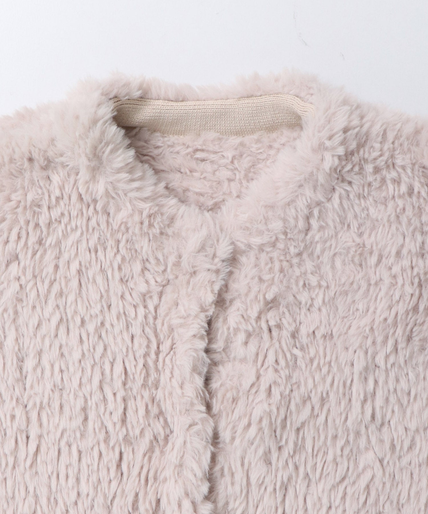 ファー ニットコート