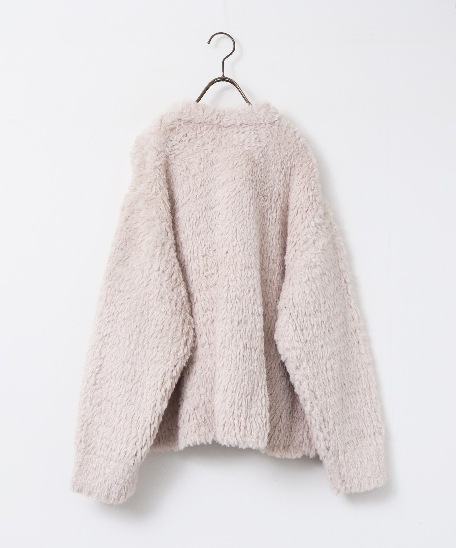 ファー ニットコート