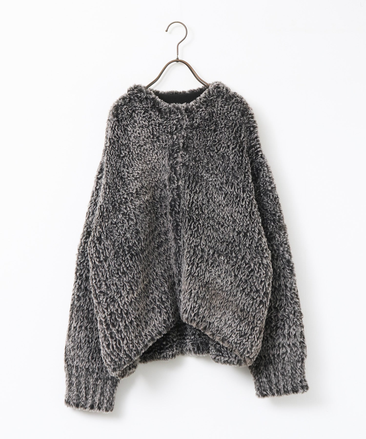 ファー ニットコート