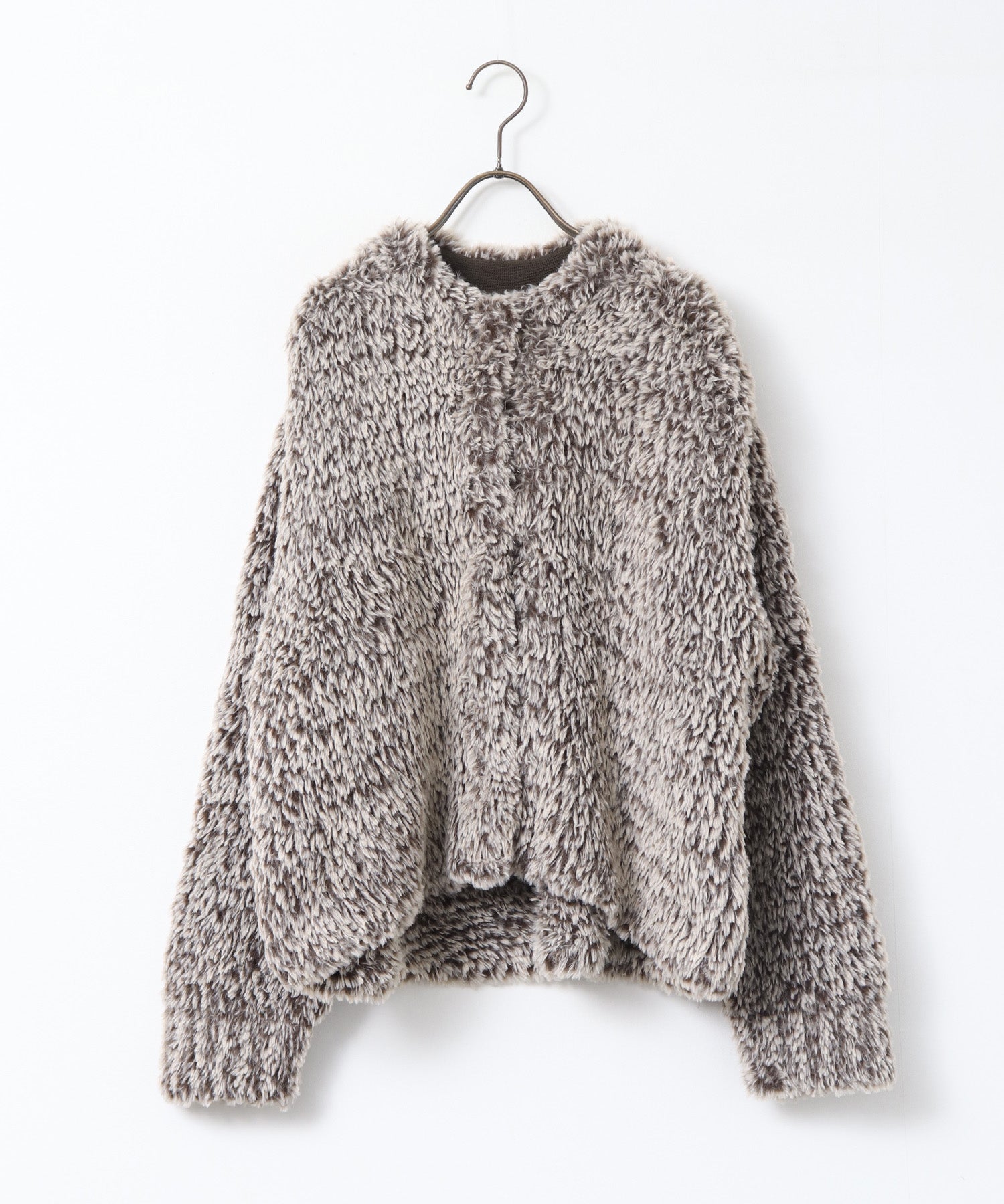 ファー ニットコート