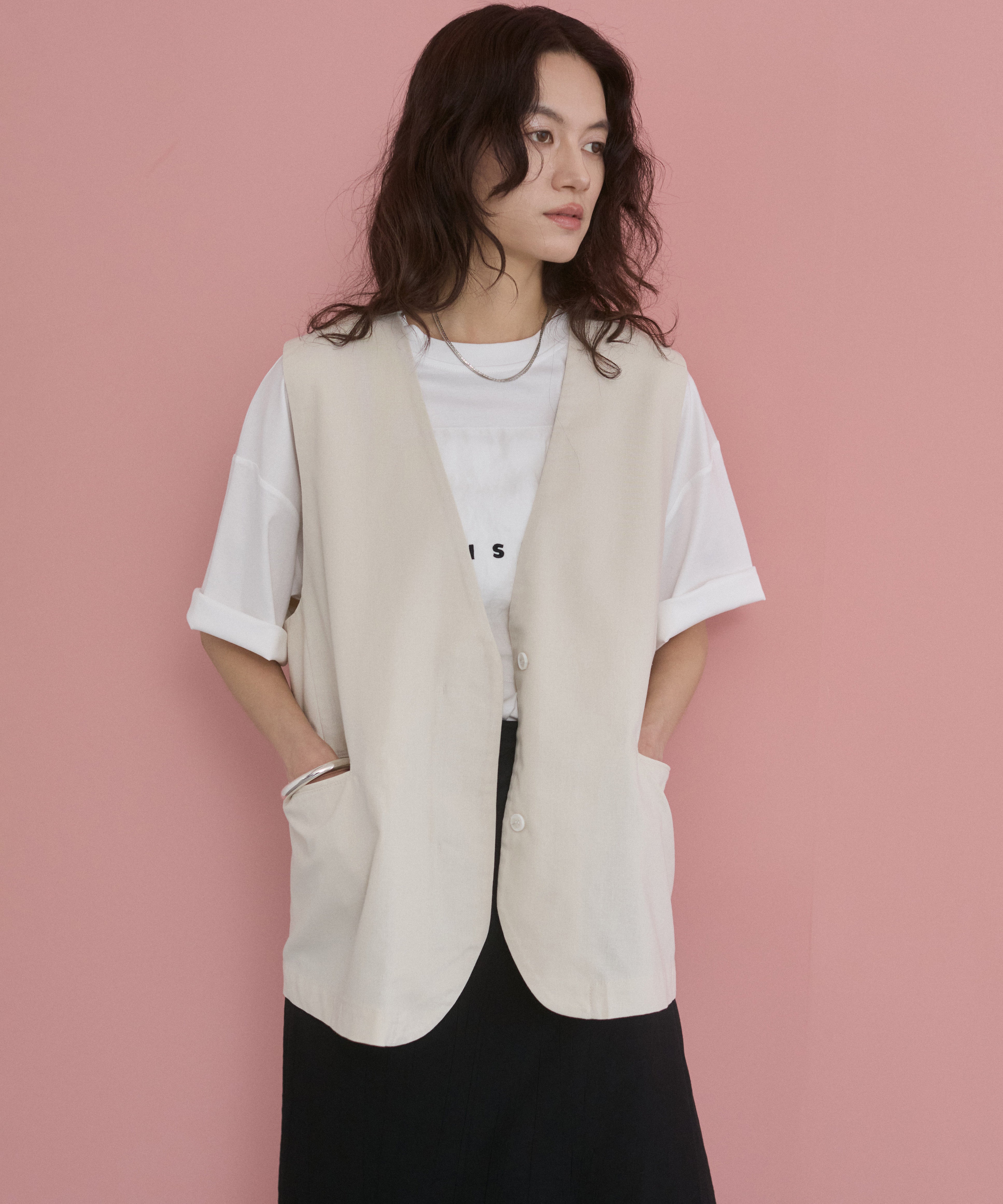 FRENCH LINEN GILET