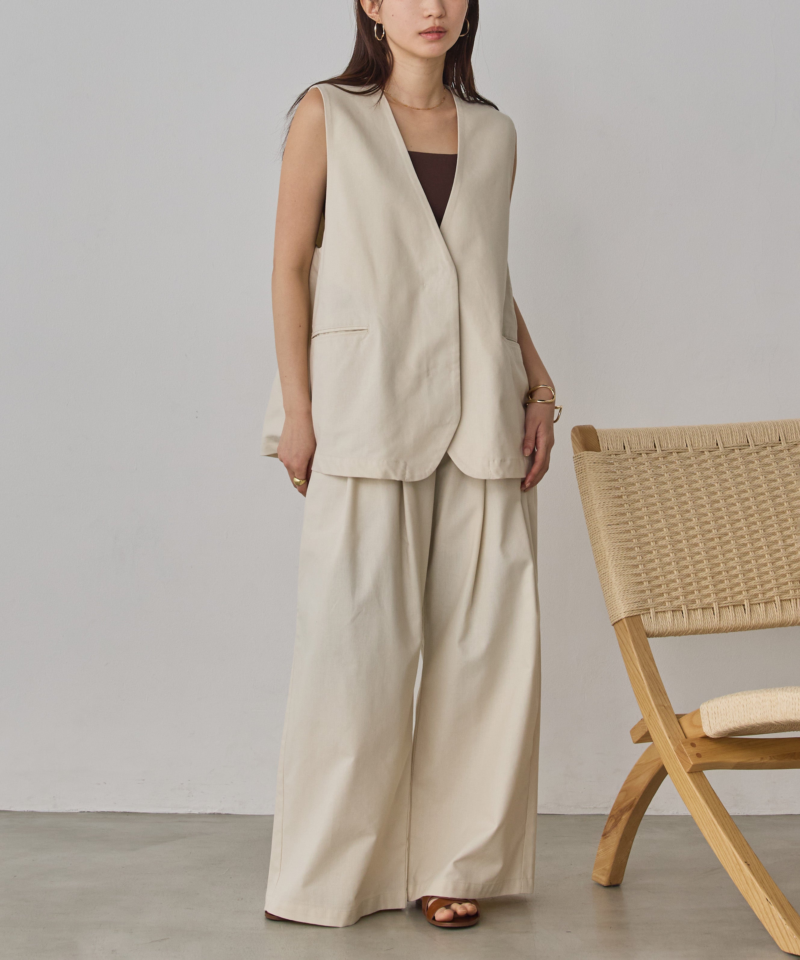 FRENCH LINEN GILET
