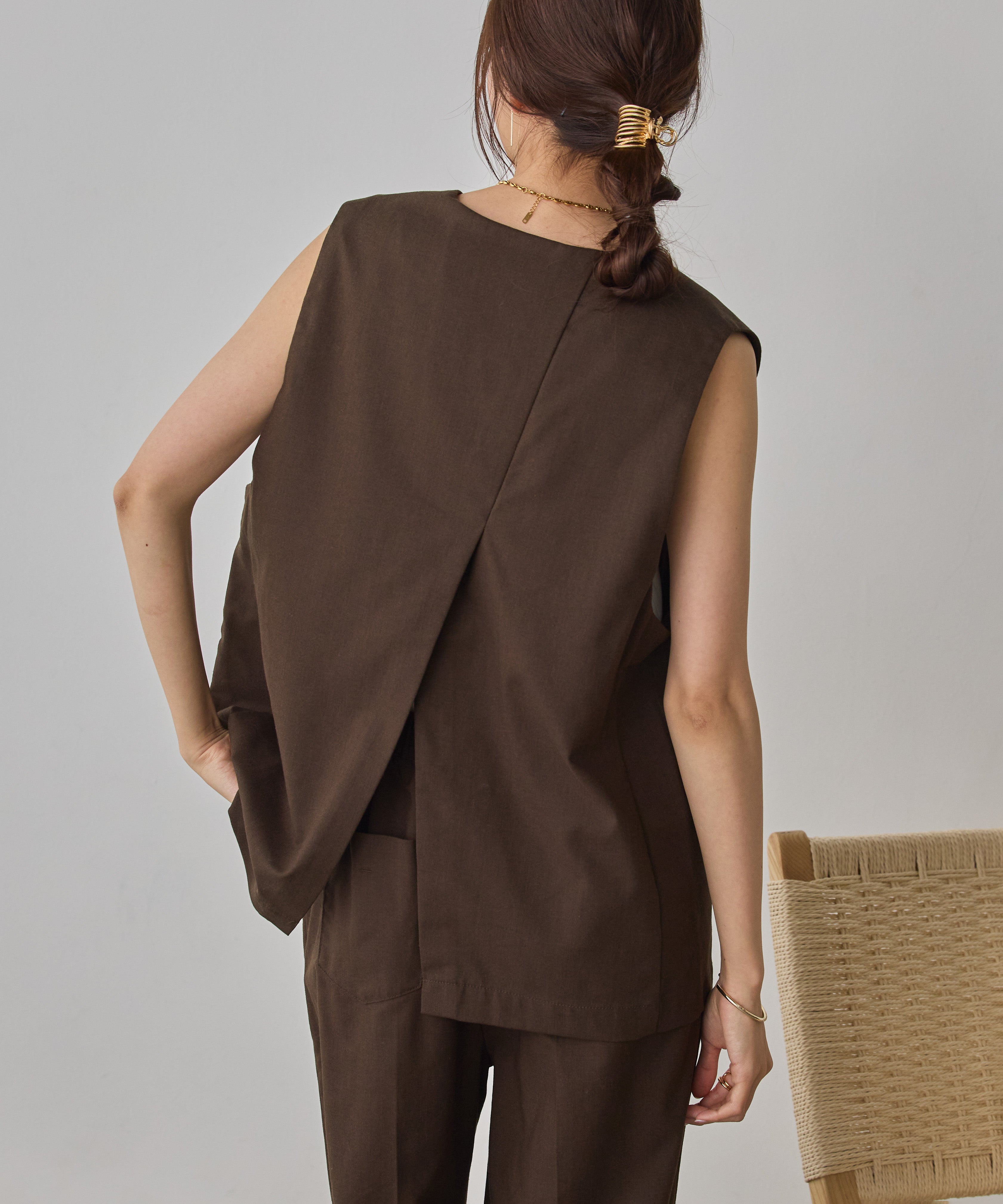 FRENCH LINEN GILET